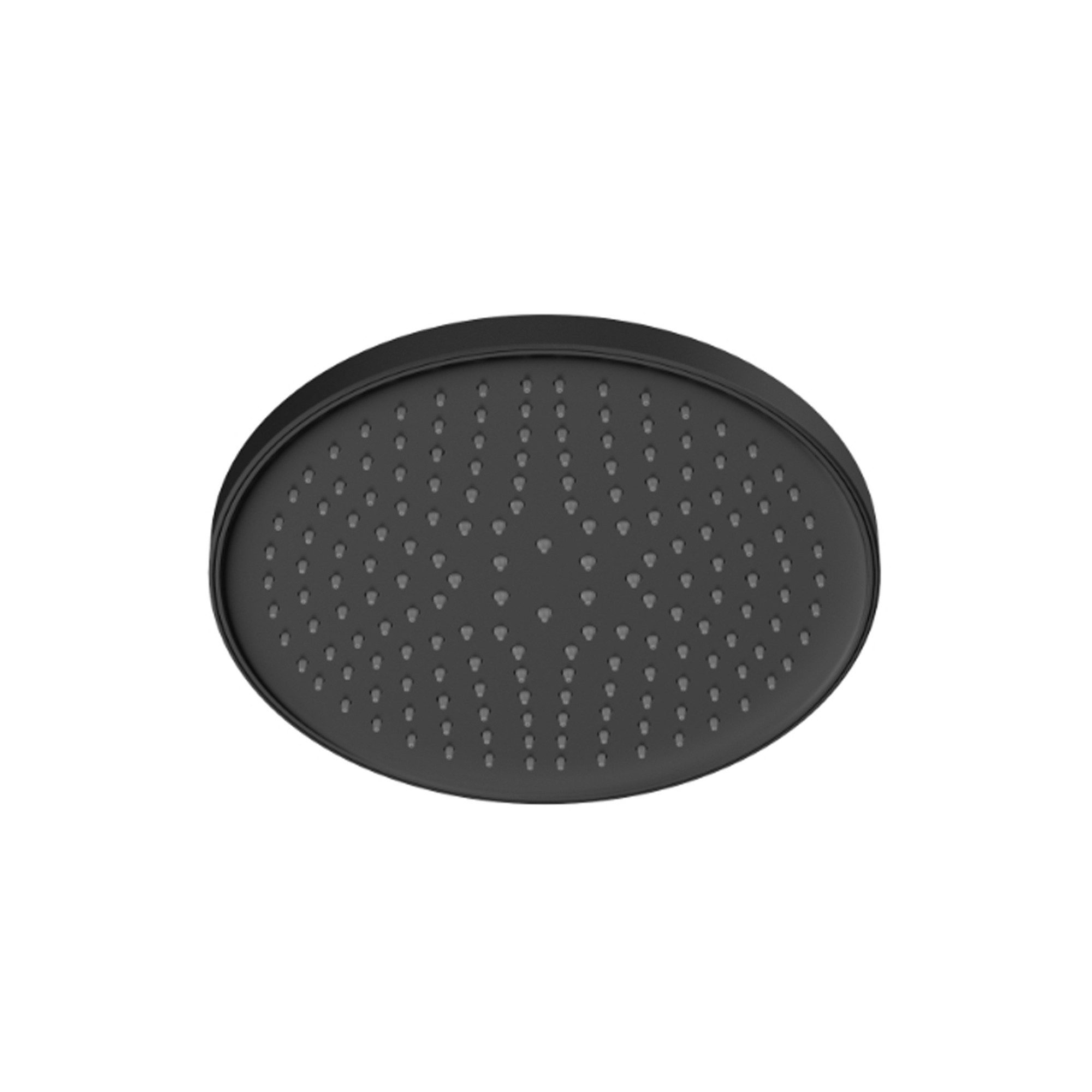 CHRIS BERGEN Kopfbrause Wassersparender Regenduschkopf mit Brausearm, Regendusche, Kopfbrause, in Schwarz matt