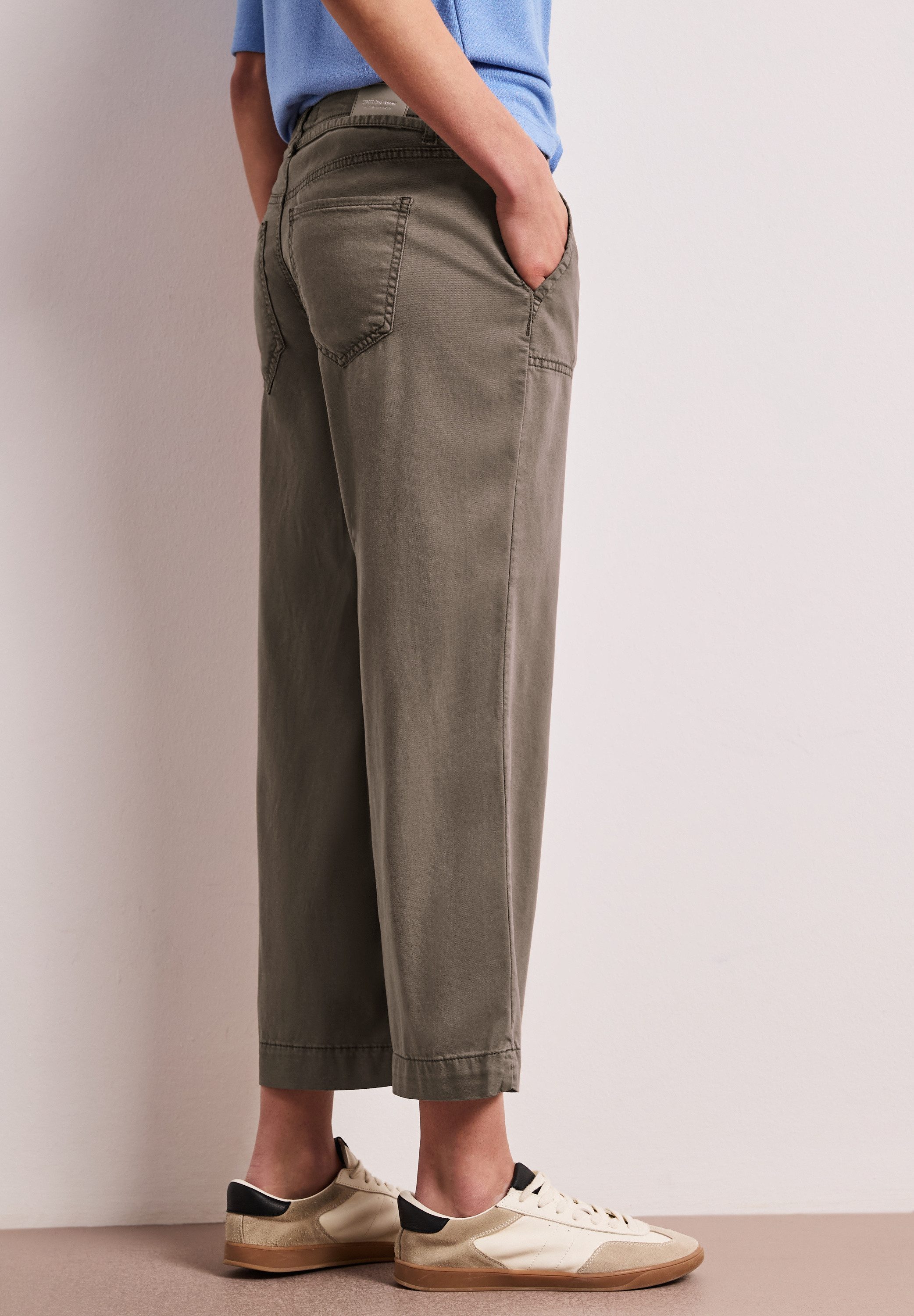 STREET ONE Weite Jeans Style Emee Wide Leg Jeans mit Gürteldetail