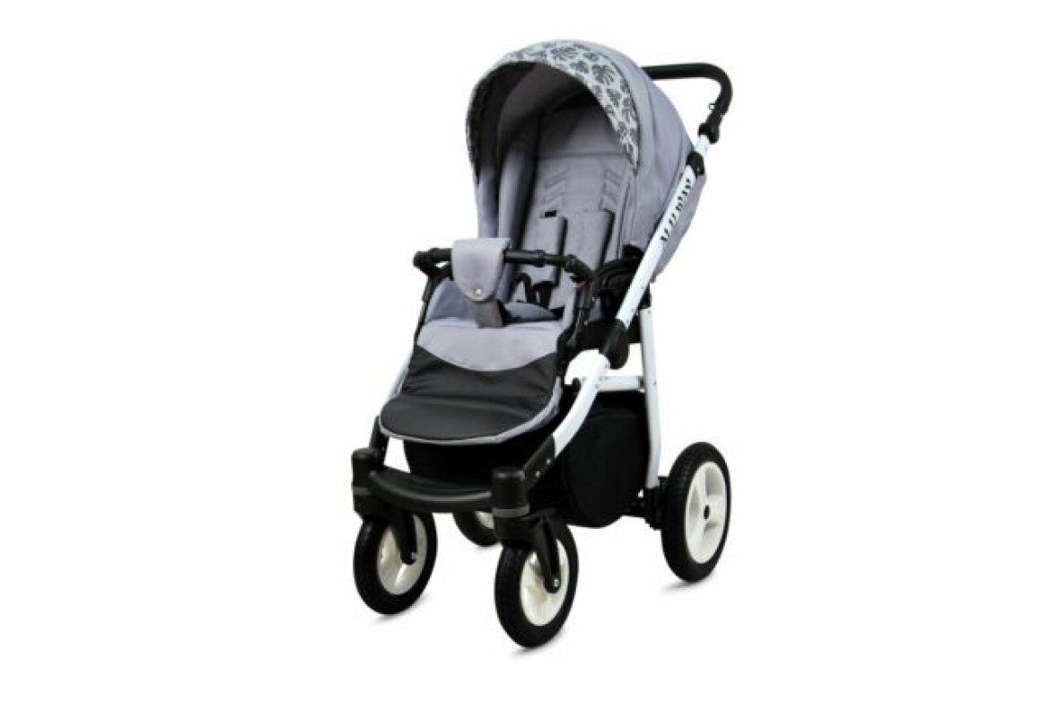 Roe 4in1 Baby Kinderwagen Designer Neu Silver Kombi-Kinderwagen Kombikinderwagen Isofix pressiode