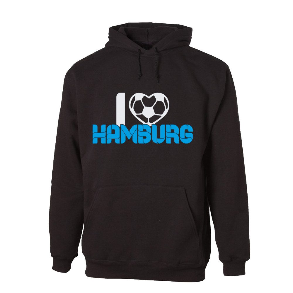 G-graphics Hoodie I love Hamburg Unisex Pullover mit einem Motiv für den echten Fan