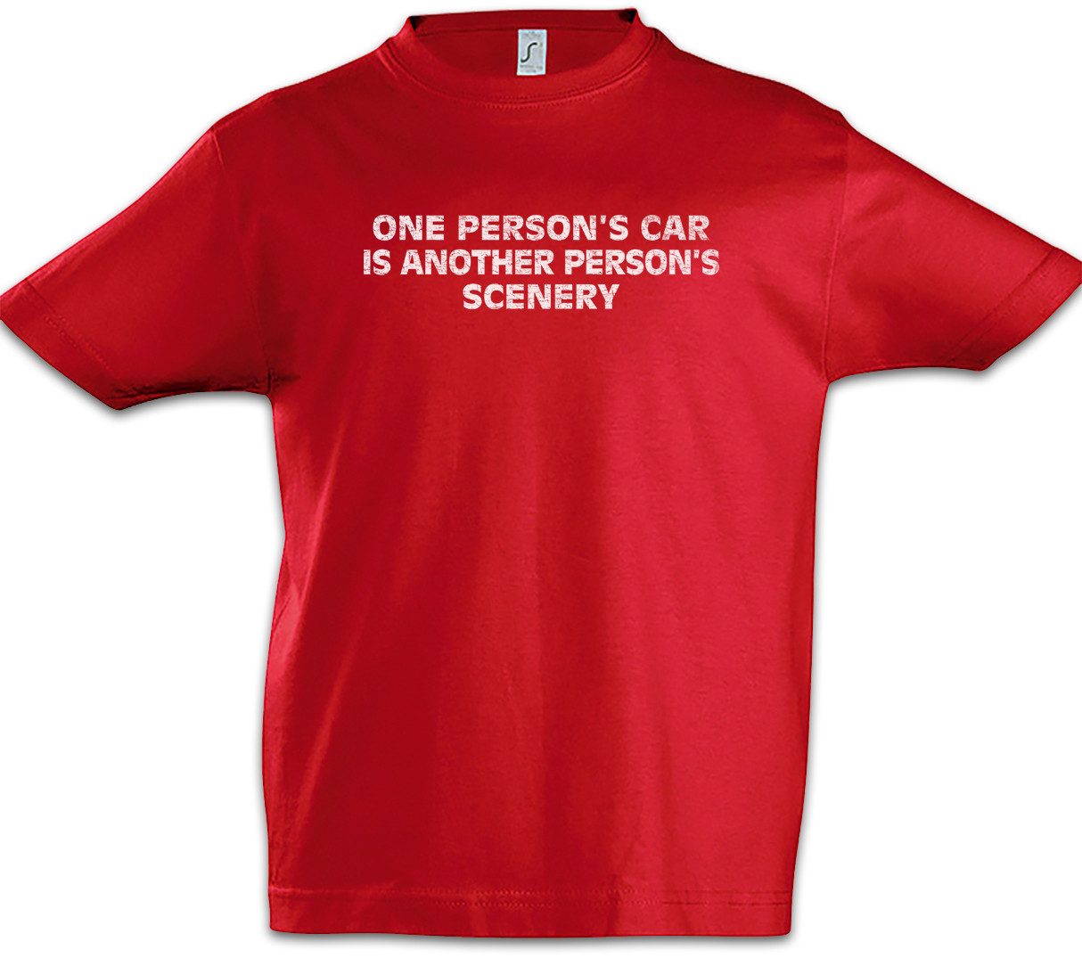 Print-Shirt One Person's Car Kinder T-Shirt Race Racing Car Auto Driver Racer