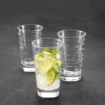 LEONARDO Cocktailglas Leonardo Becher Set Vario Struttura (Groß) (6-teilig)