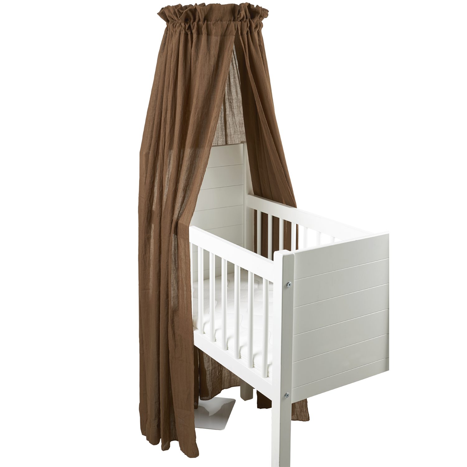 Meyco Baby Betthimmel Chocolate (80% Polyester / 20% Baumwolle, 1-tlg), Sluier (30x155cm) – Bild 2 von 2