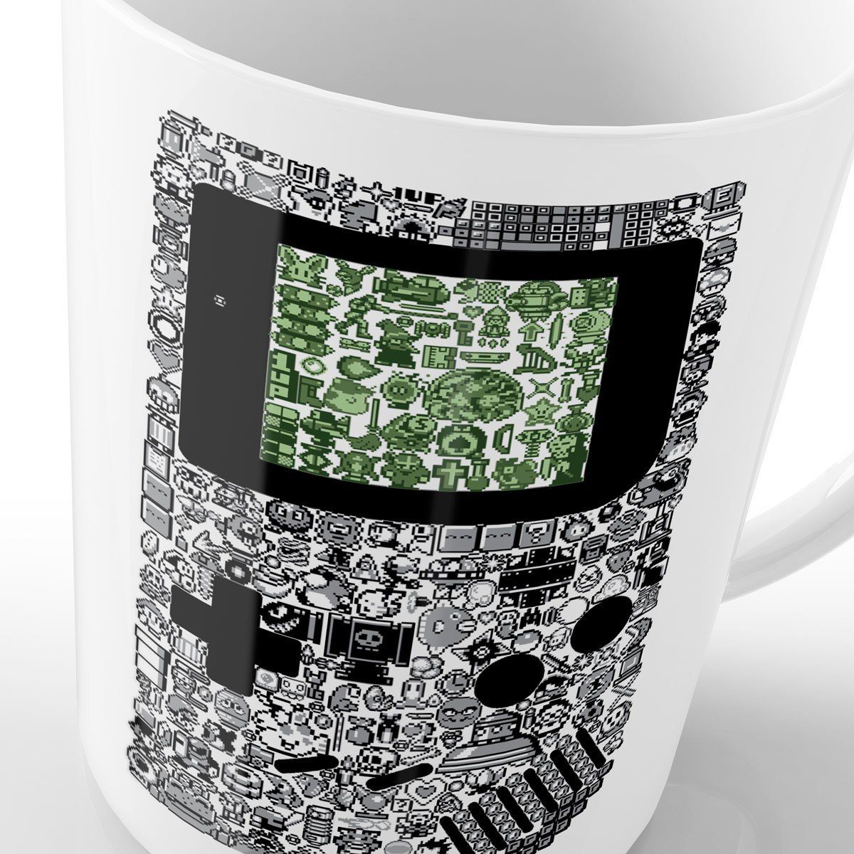 90er pixel Kaffeebecher mario 80er nerd Tasse, Keramik, konsole style3 Game Tasse 8-Bit super Boy