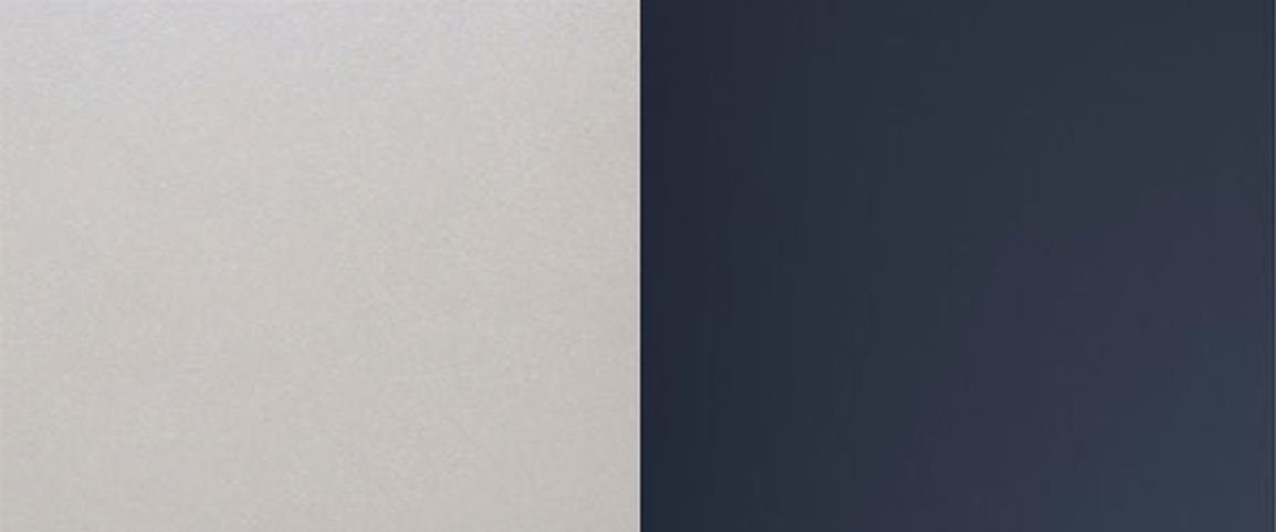45cm matt Frontblende / Geschirrspülerfront / 57cm teilintegriert grau Front marineblau B/H: Feldmann-Wohnen Bonn, matt Sockel