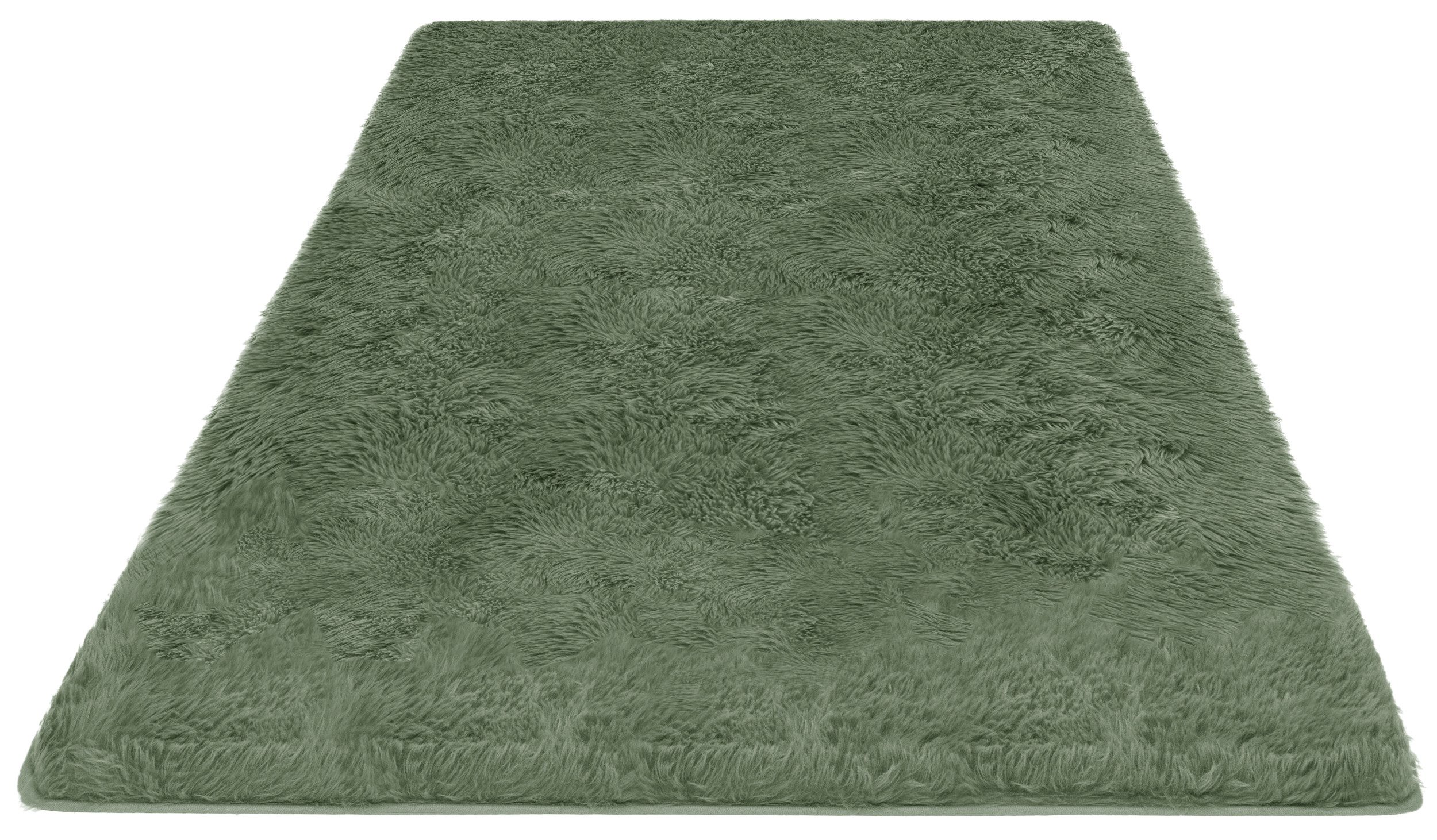 OTTO home Hochflor-Teppich Silky, besonders weich und kuschelig, sehr dichte Qualität, rechteckig, Höhe: 33 mm, rutschhemmend beschichtet, waschbar, uni, Wohnzimmer, Schlafzimmer