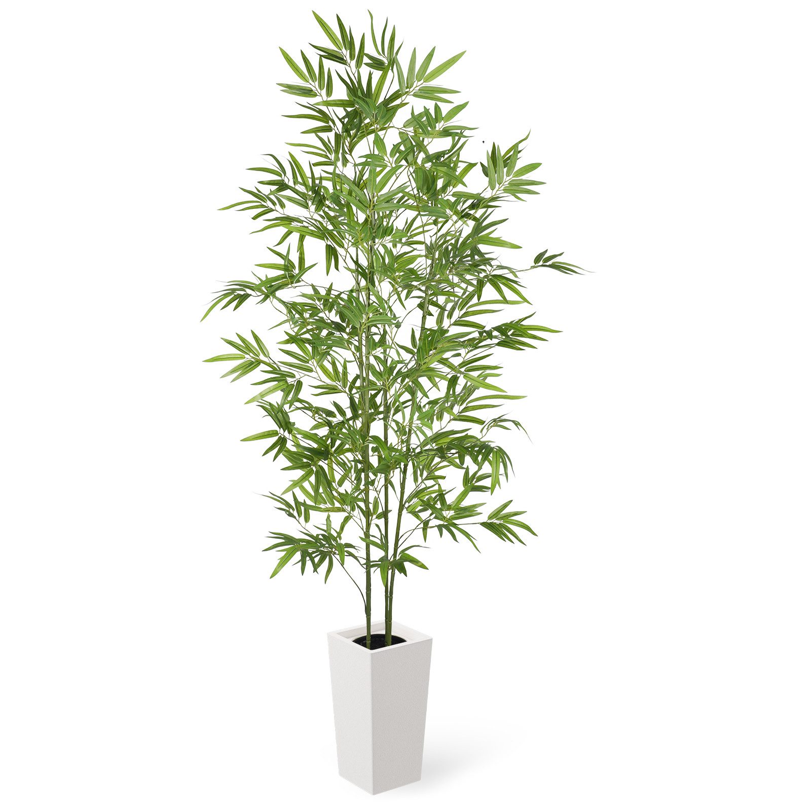 Kunstpflanze Künstliche Pflanzen Dracaena/ Ficus/ Bambus/ günstig online kaufen