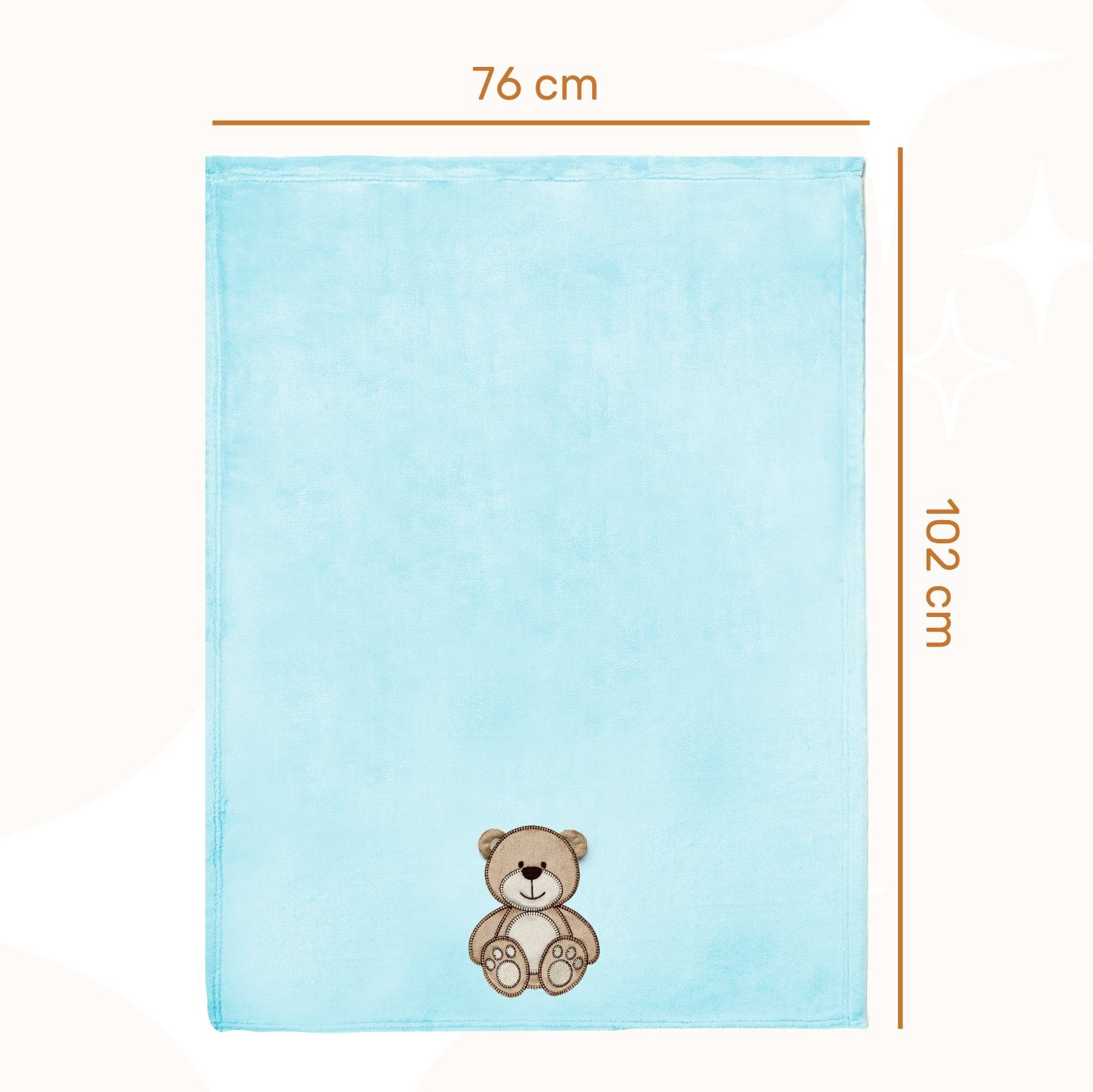 Wohndecke Warme Kuscheldecke Babydecke Blanket Baby Geschenk BE20-168, Be M günstig online kaufen