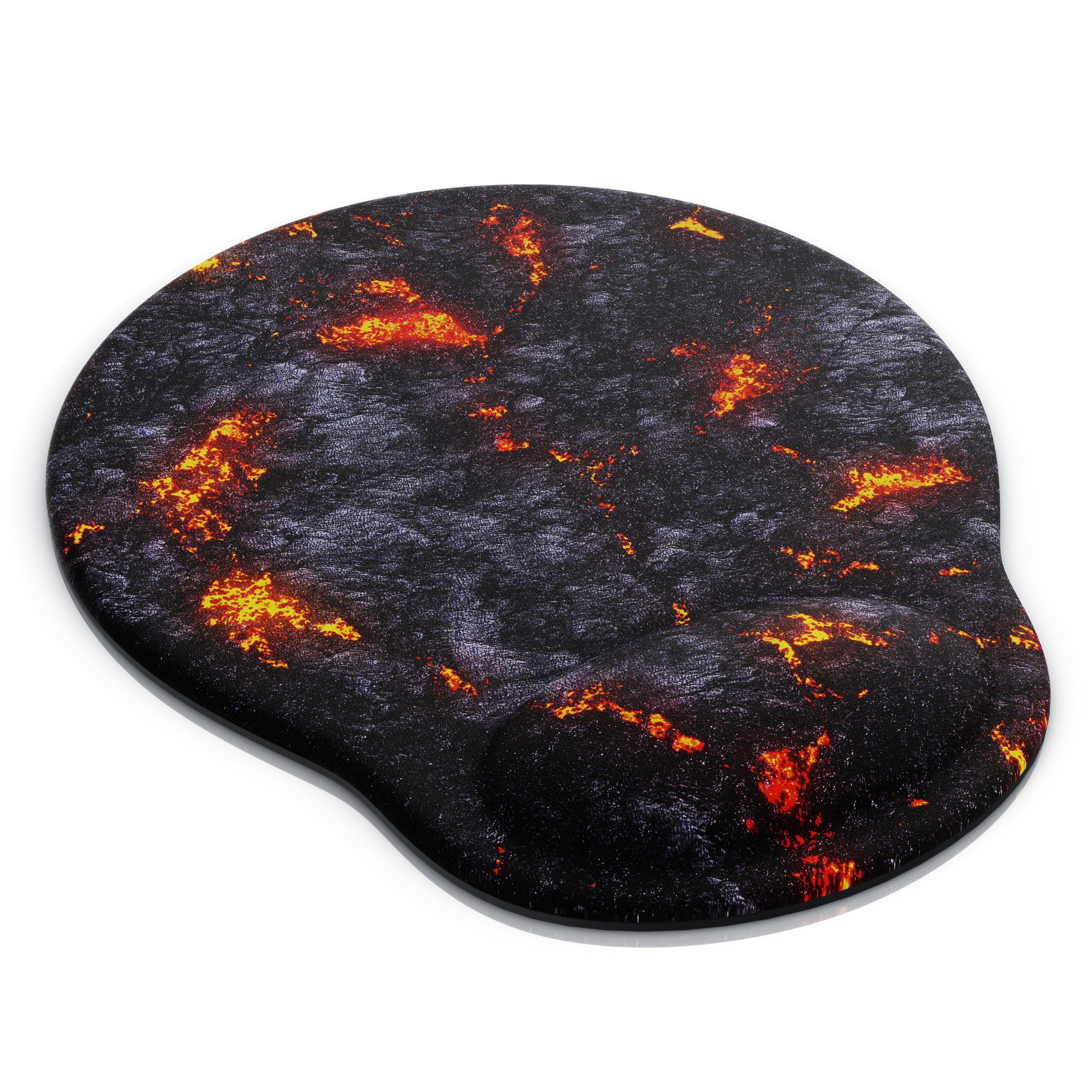 Titanwolf Gaming Mauspad, mit Handgelenkauflage, Office Gel Mousepad mit Handgelenkpolster