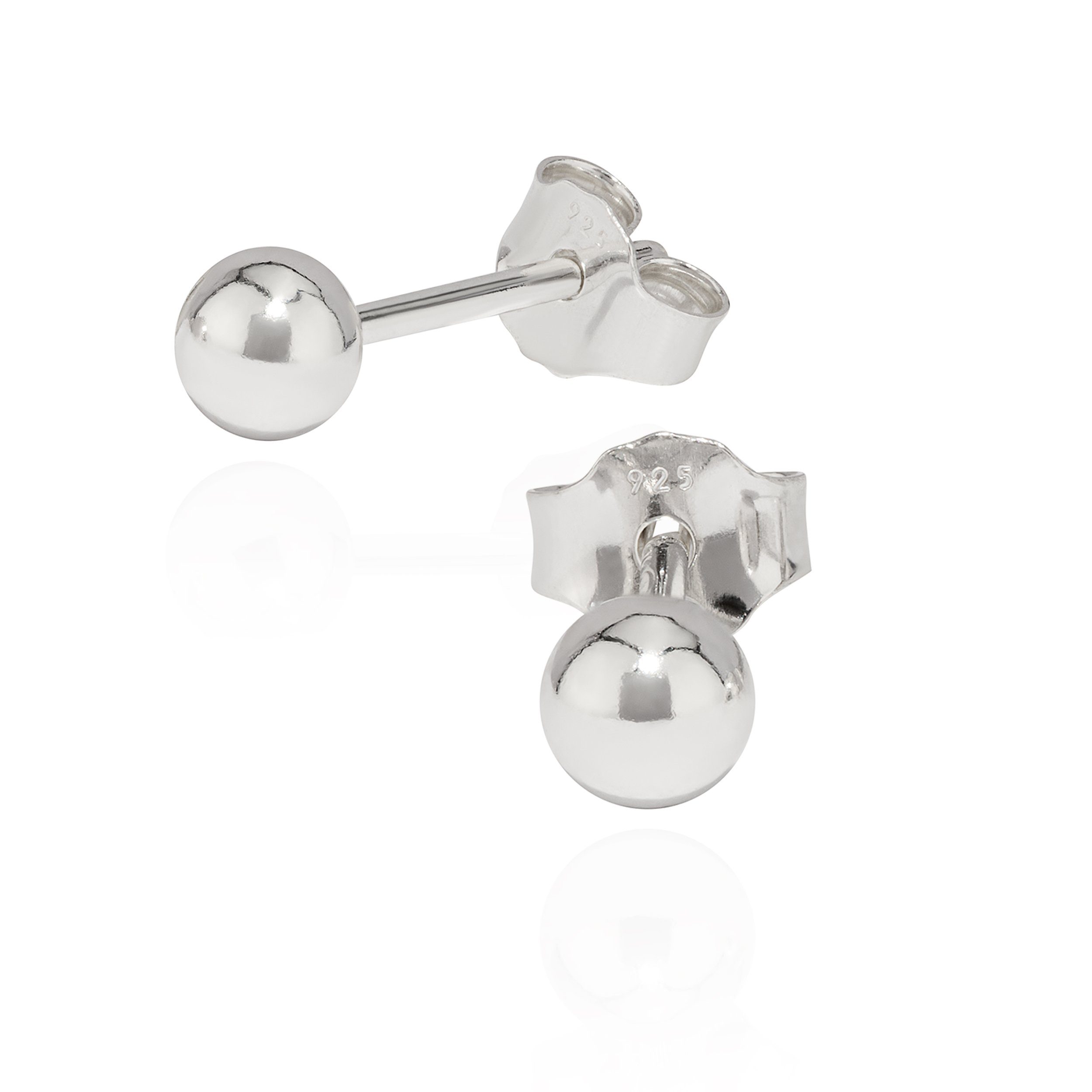 NKlaus Paar Ohrstecker Paar Kugel Ohrstecker günstig online kaufen