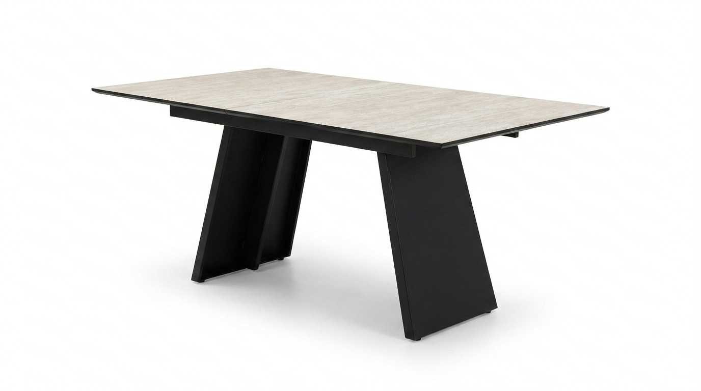 Xlmoebel Esstisch Esstisch Stil modern schwarz rechteckig praktisch Esszimmer