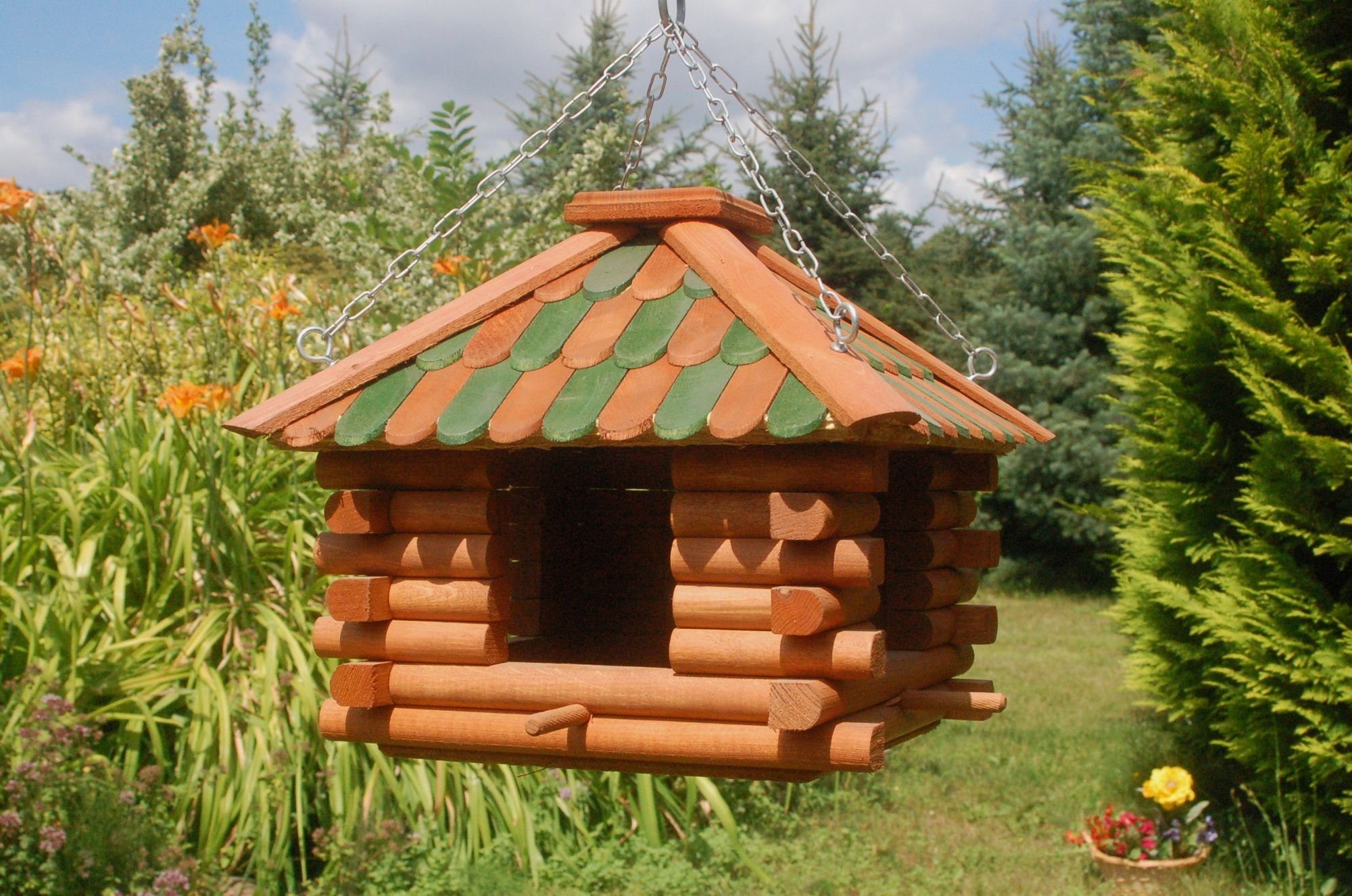 DSH DEKO SHOP HANNUSCH Vogelhaus Vogelhaus zum aufhängen grün V13g