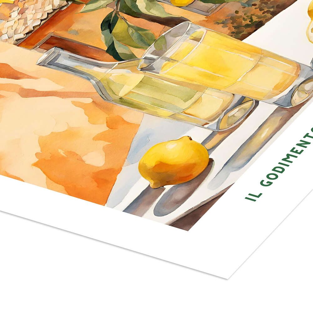 Posterlounge Wandbild Estate Italiana - Limoncello, Ohkimiko, erhältlich als Poster, Leinwandbild, Wandsticker oder Acrylglasbild