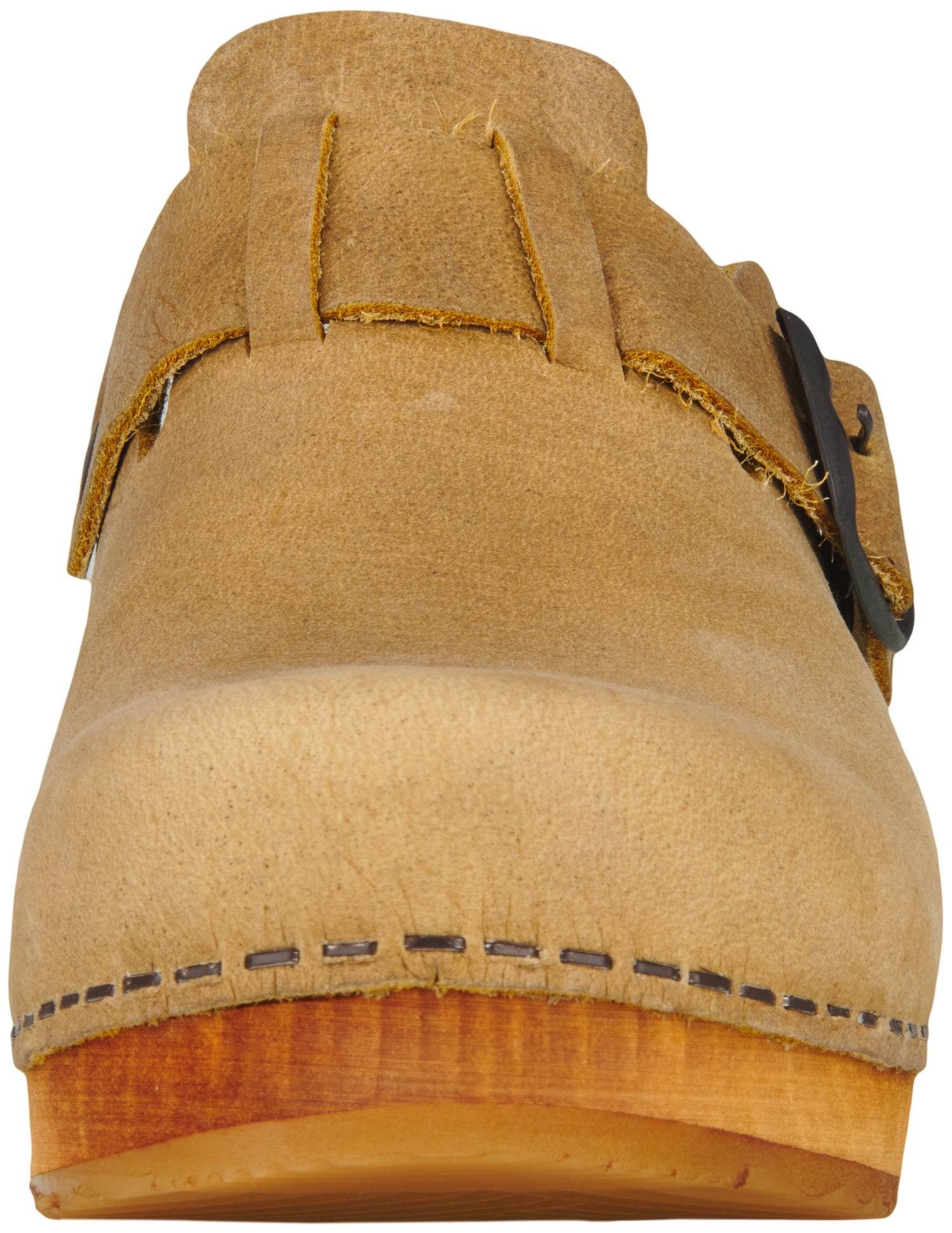 Sanita Sanita Wood Malulo Square Clog günstig online kaufen