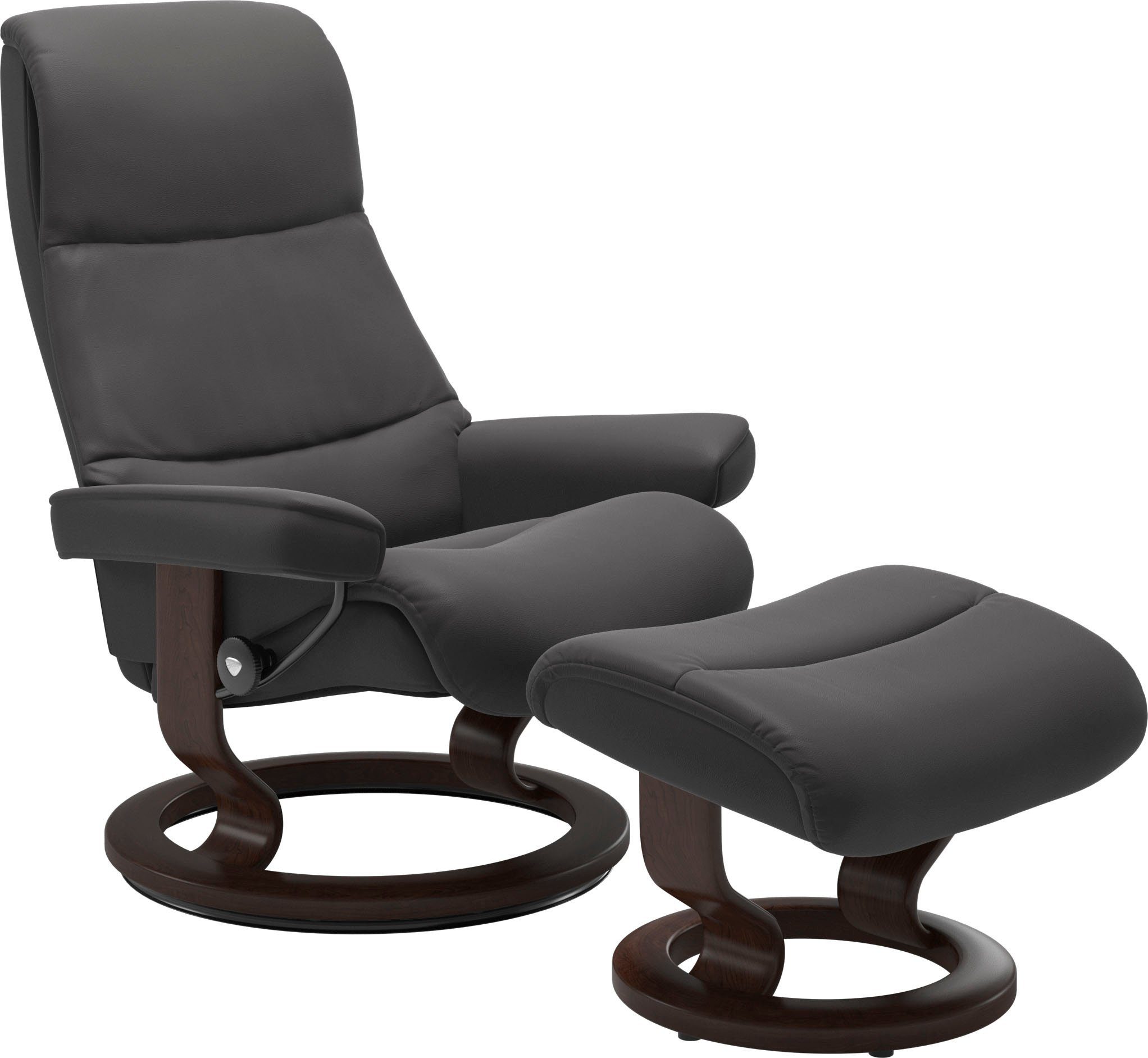 Stressless® Relaxsessel View, mit Base, Braun Größe Gestell L, Classic