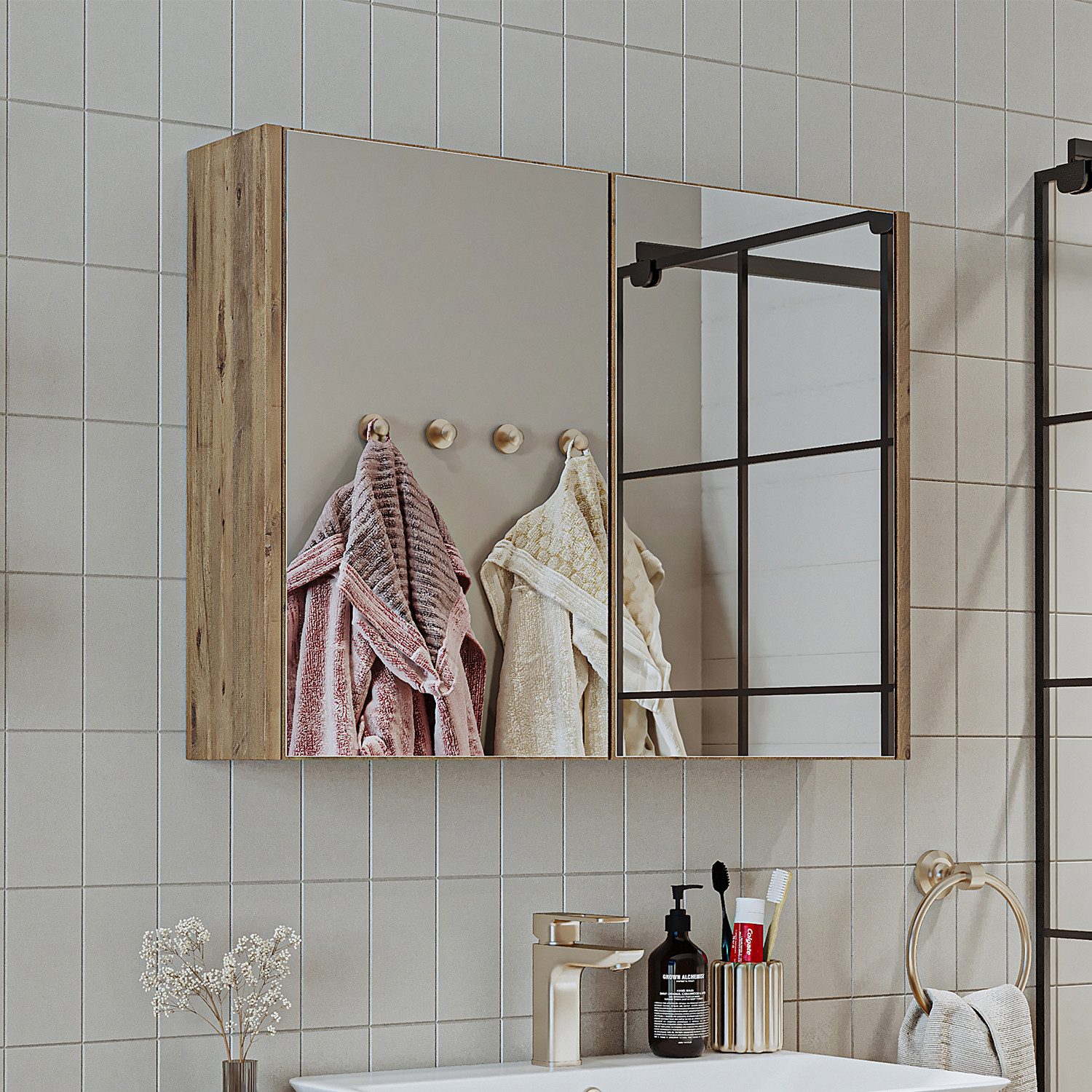 Roomart Badmöbel-Set Atria 85, (Bademöbel Set günstig online kaufen