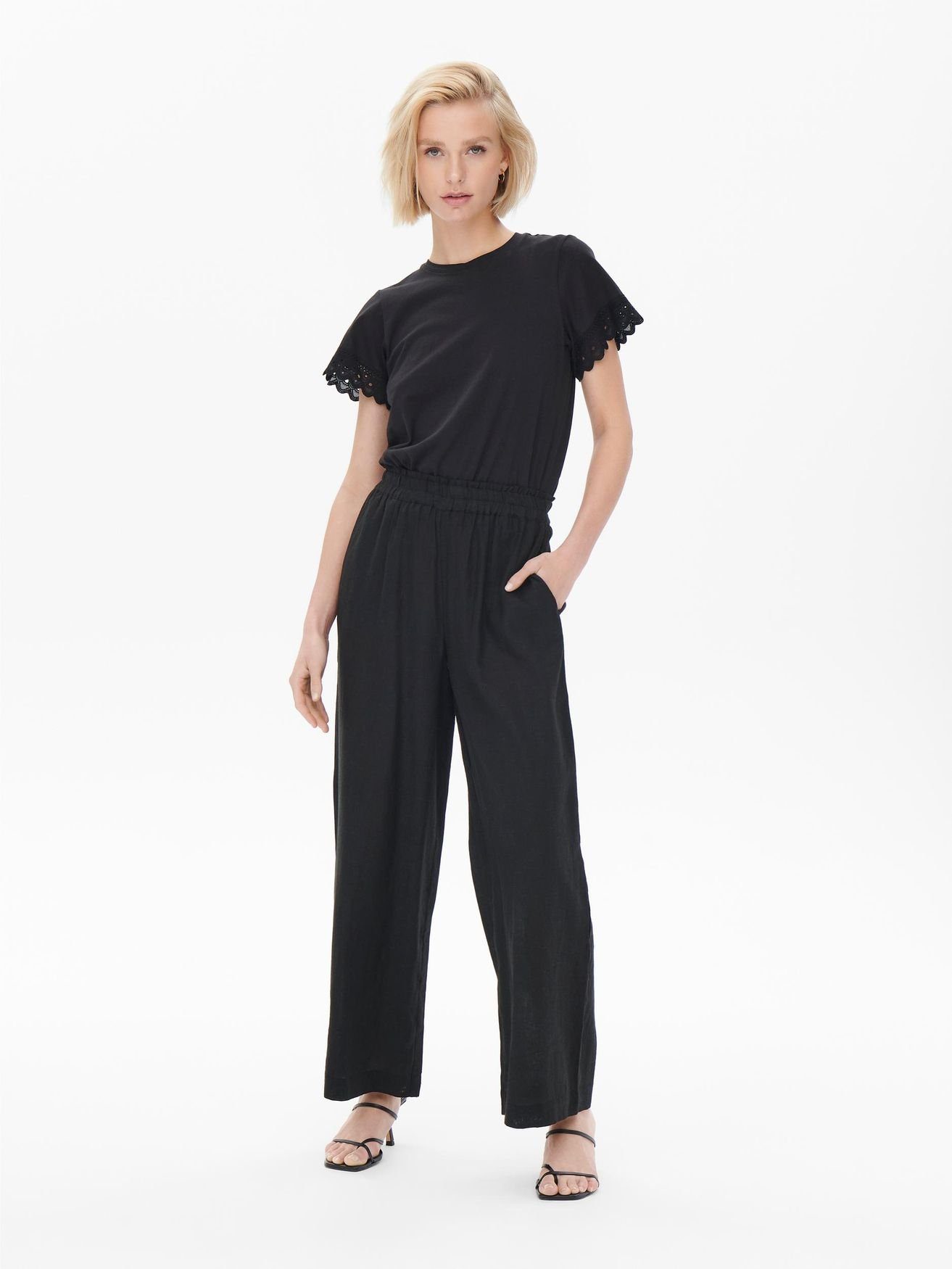 ONLY Stoffhose ONLTOKYO HW LINEN BLEND günstig online kaufen