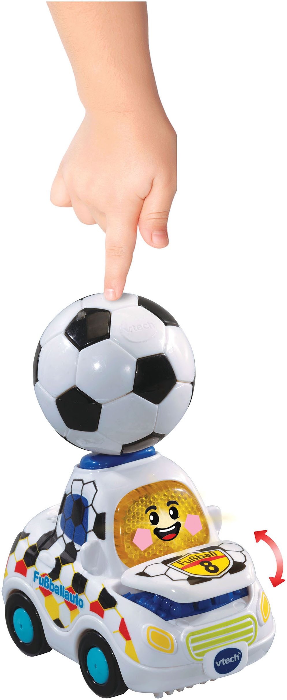 Vtech® Spielzeug-Auto Tut Tut Baby Flitzer, Special Edition Fußballauto, mit Licht und Sound