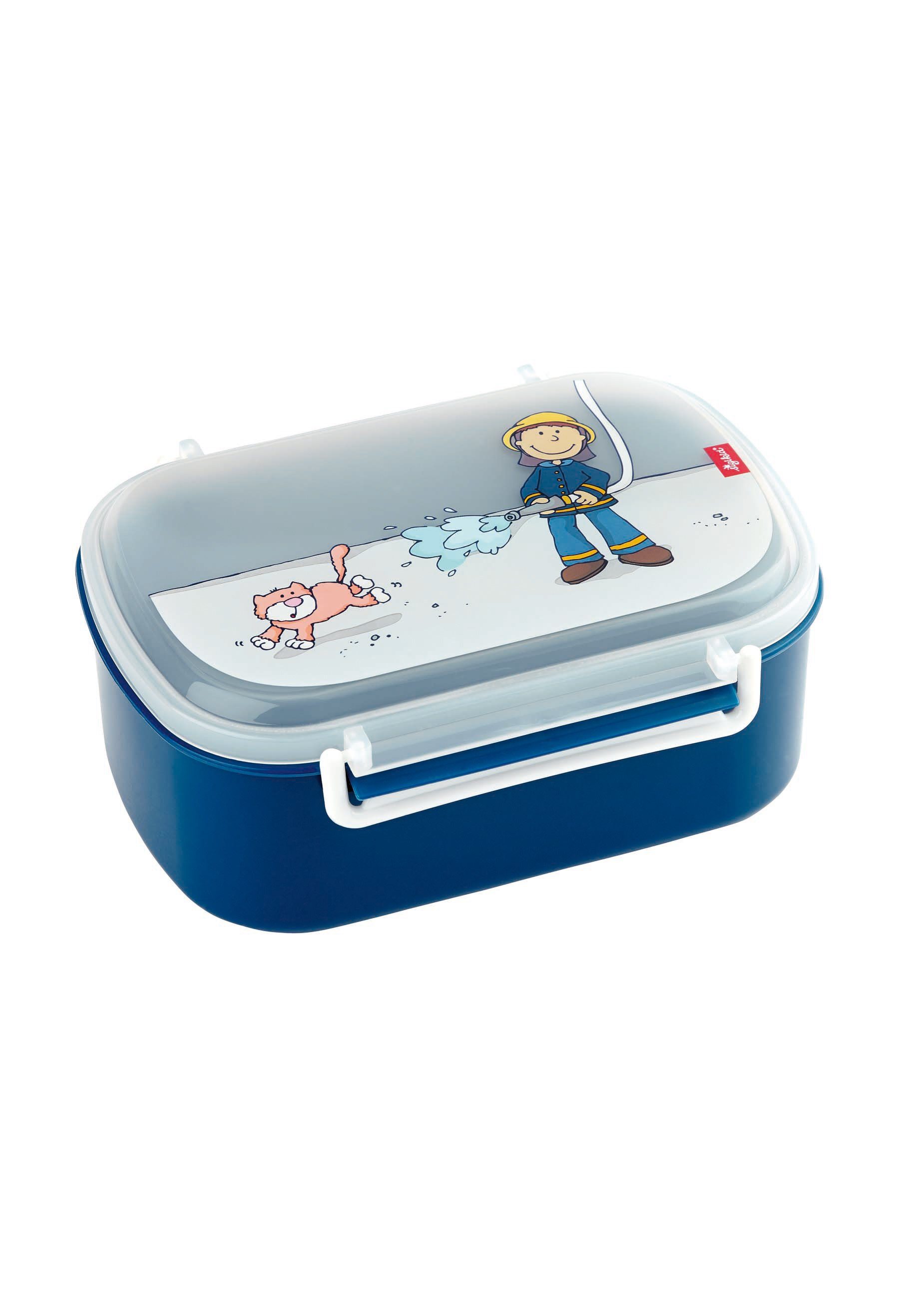 Sigikid Lunchbox Kinder Lunchbox Brotdose mit Rohkostschälchen, 100% Polypropylen, (1-tlg) dunkelblau
