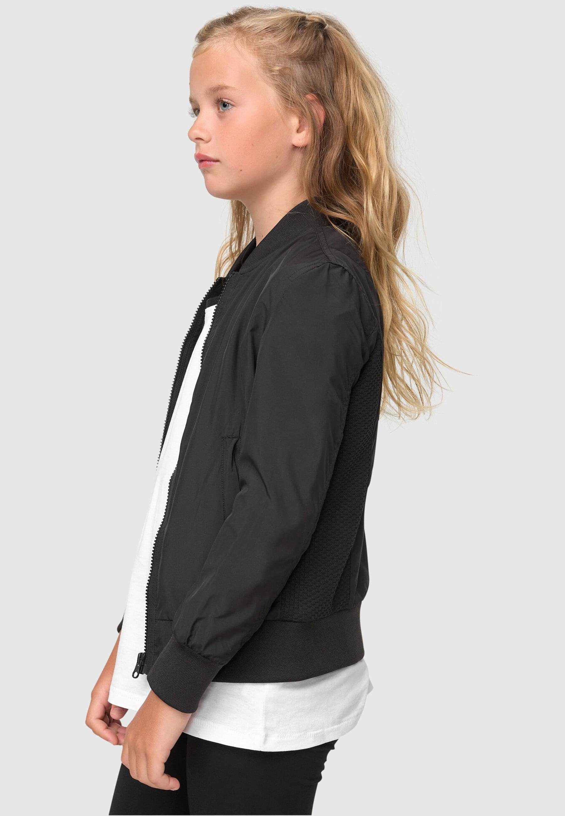 URBAN CLASSICS Sommerjacke Damen Girls Jacket black Bomber Light (1-St)