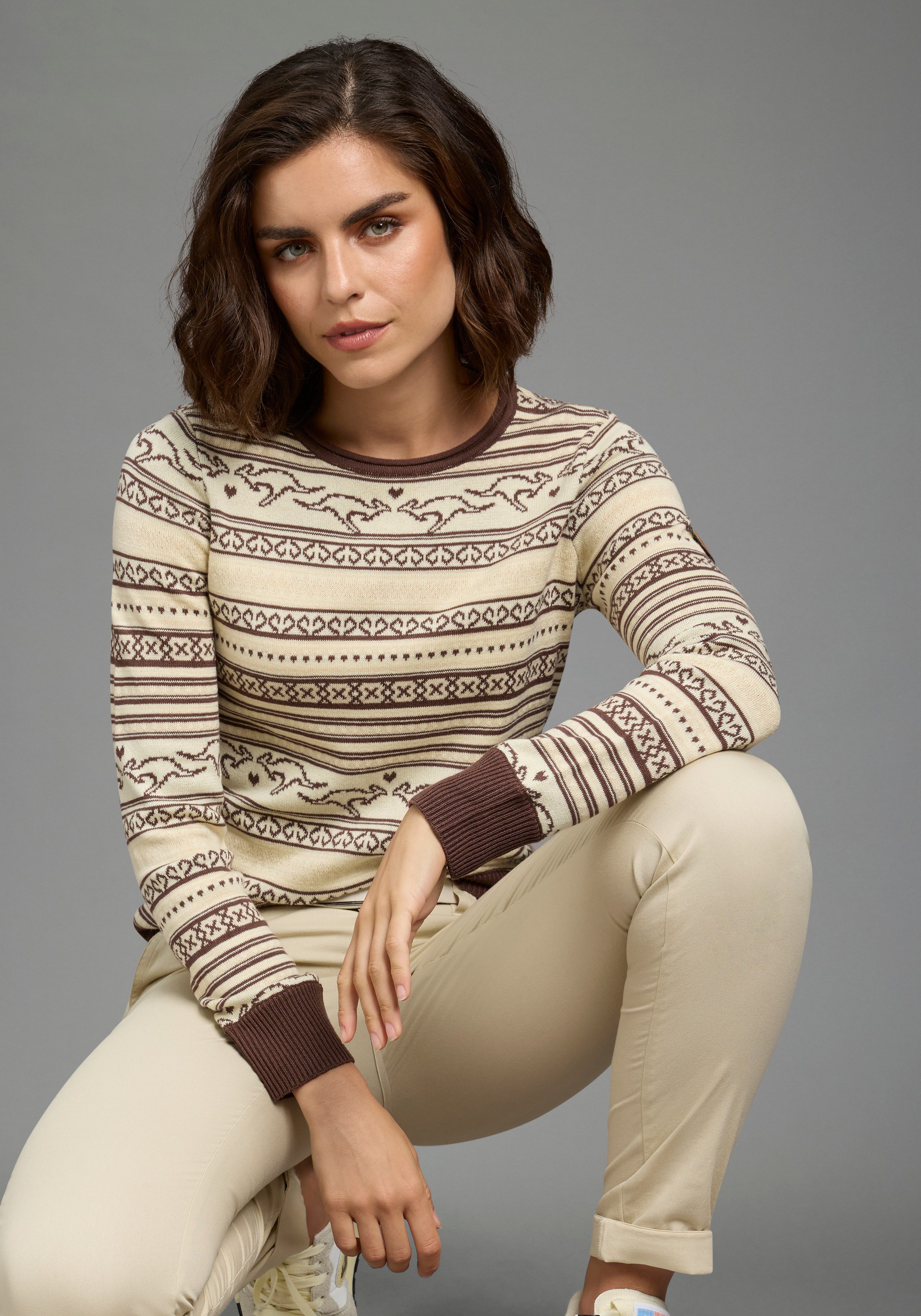 KangaROOS Norwegerpullover mit Rippstrickbündchen. € 44,99, (€ 44,99 pro 1 Stk).