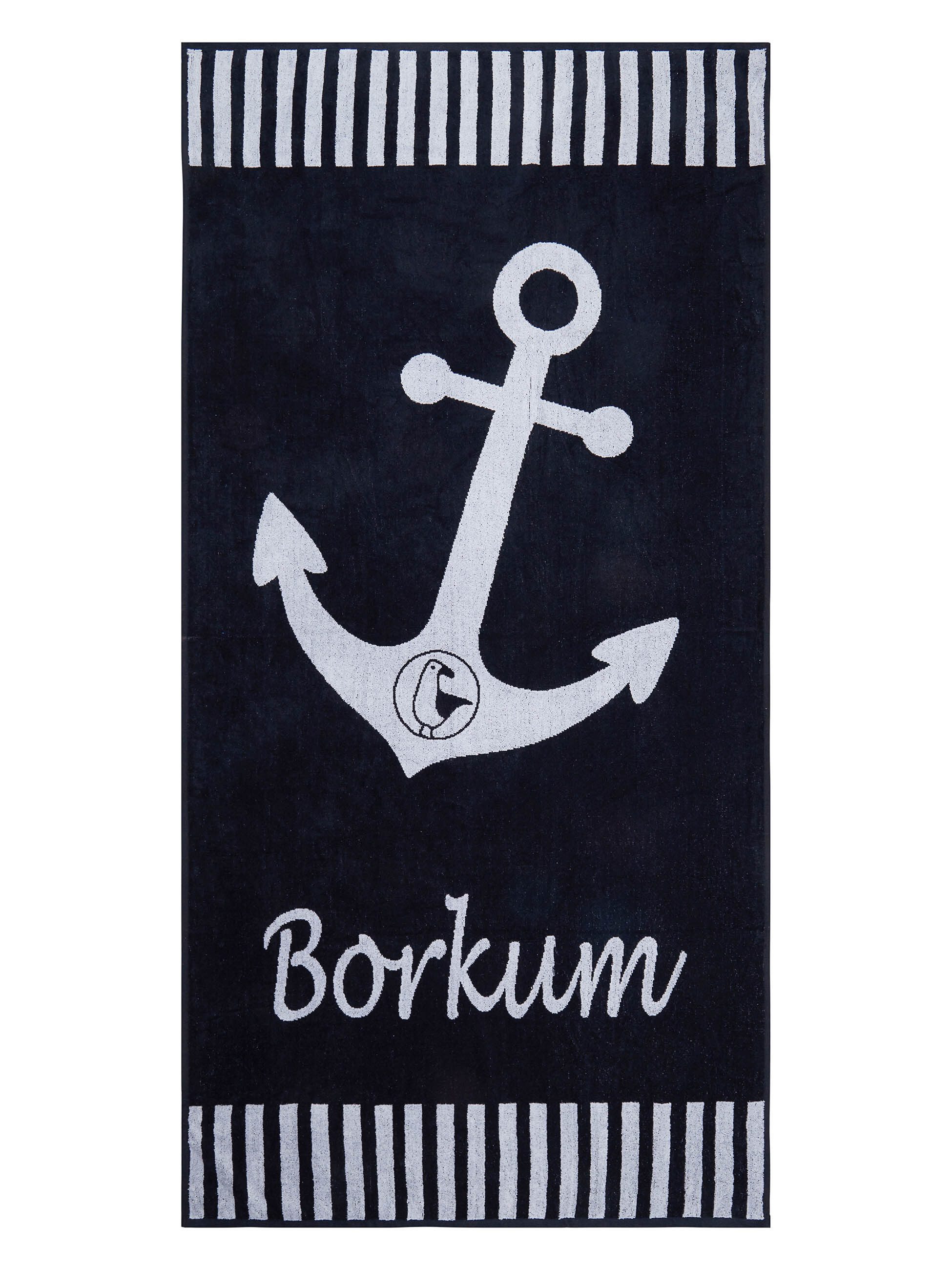 Schietwetter Strandtuch Unisex Strandhandtuch "Borkum" 180x88cm, günstig online kaufen