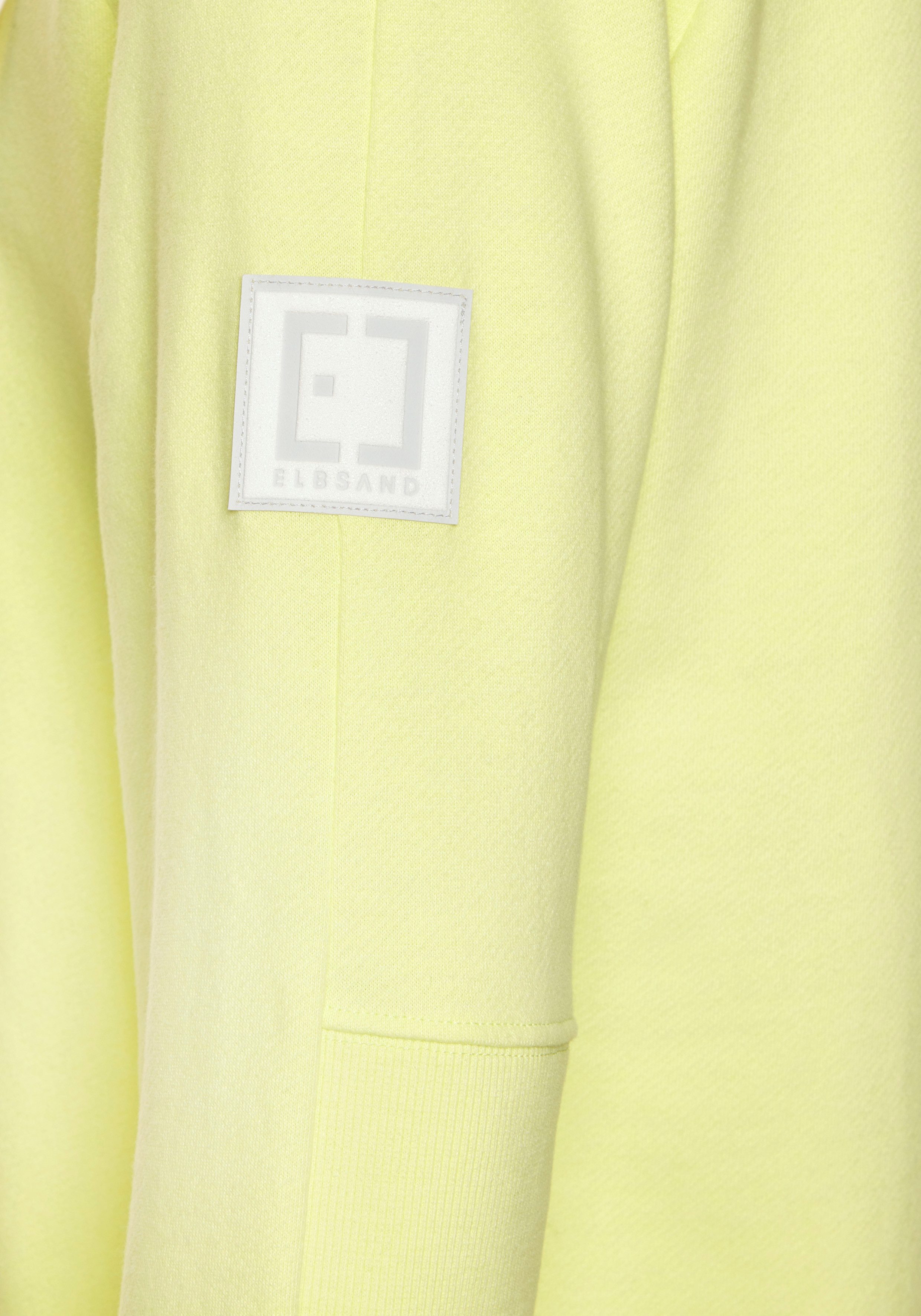 Elbsand Kapuzensweatjacke Kelina mit Logostickerei auf der Kapuze, bequeme Freizeitjacke mit Taschen – Bild 4 von 5