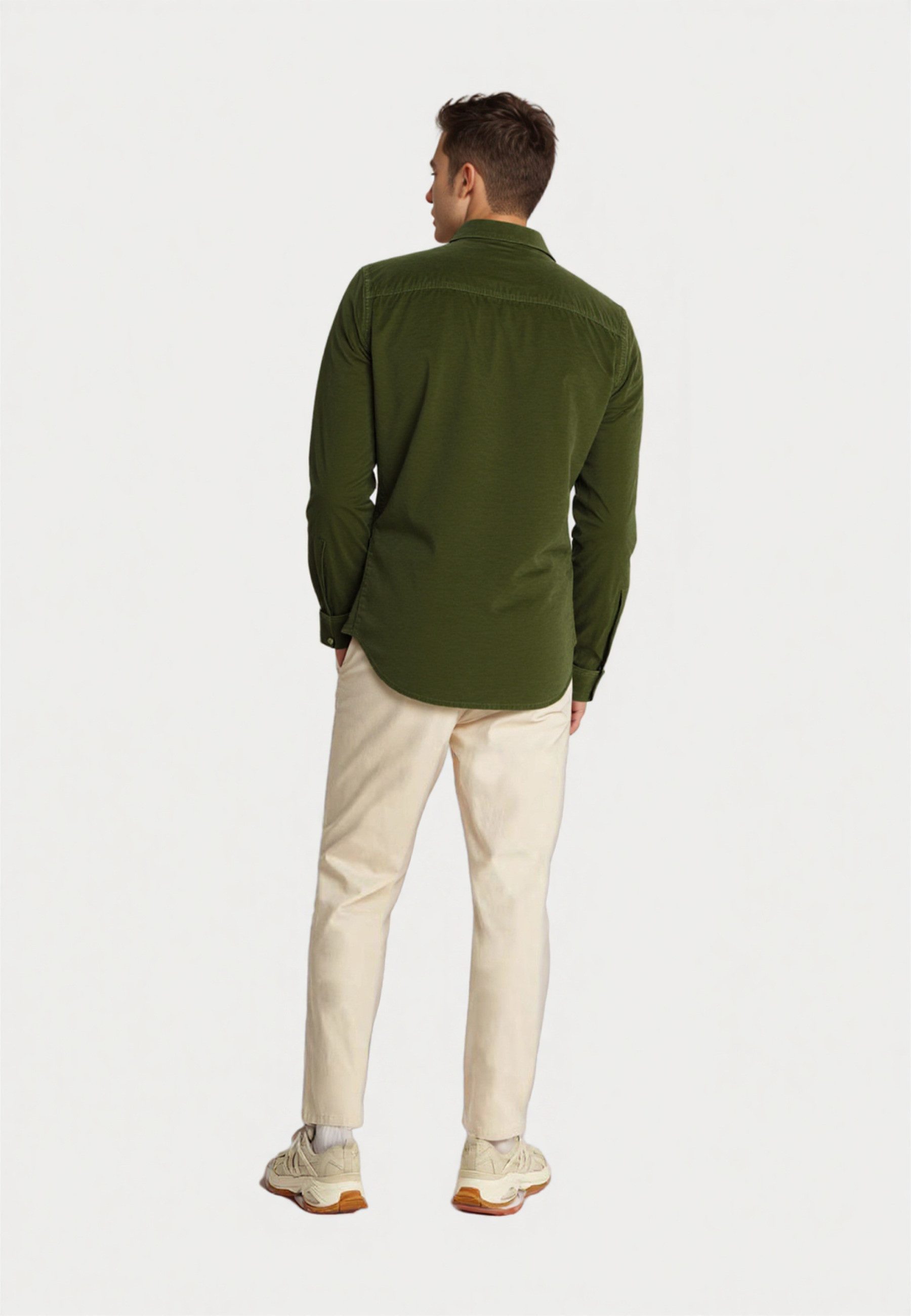 U.S. Polo Assn. Langarmhemd Hemd Button Down Shirt CORD (1-tlg)
