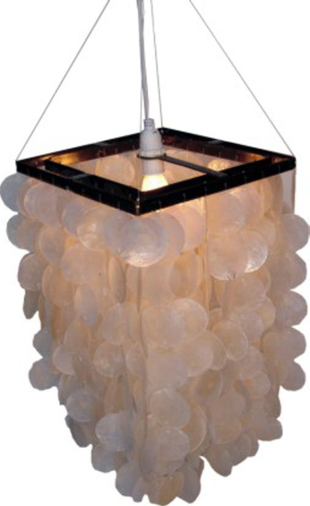 Guru-Shop Deckenleuchten Deckenlampe, Muschelleuchte aus hunderten.., günstig online kaufen