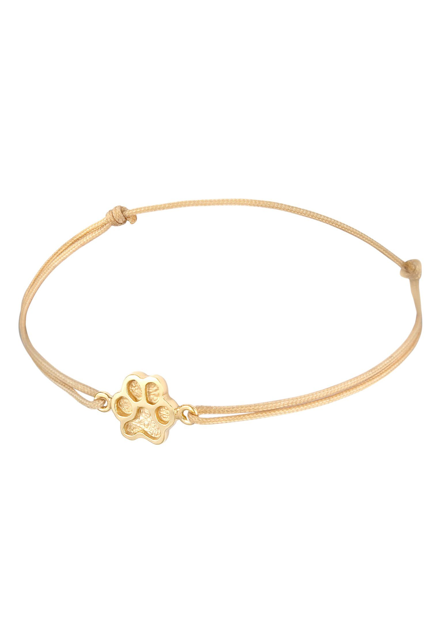 Elli Armband Pfote Textilarmband 925 Sterling Silber (kein Set, 1-tlg), Pfo günstig online kaufen