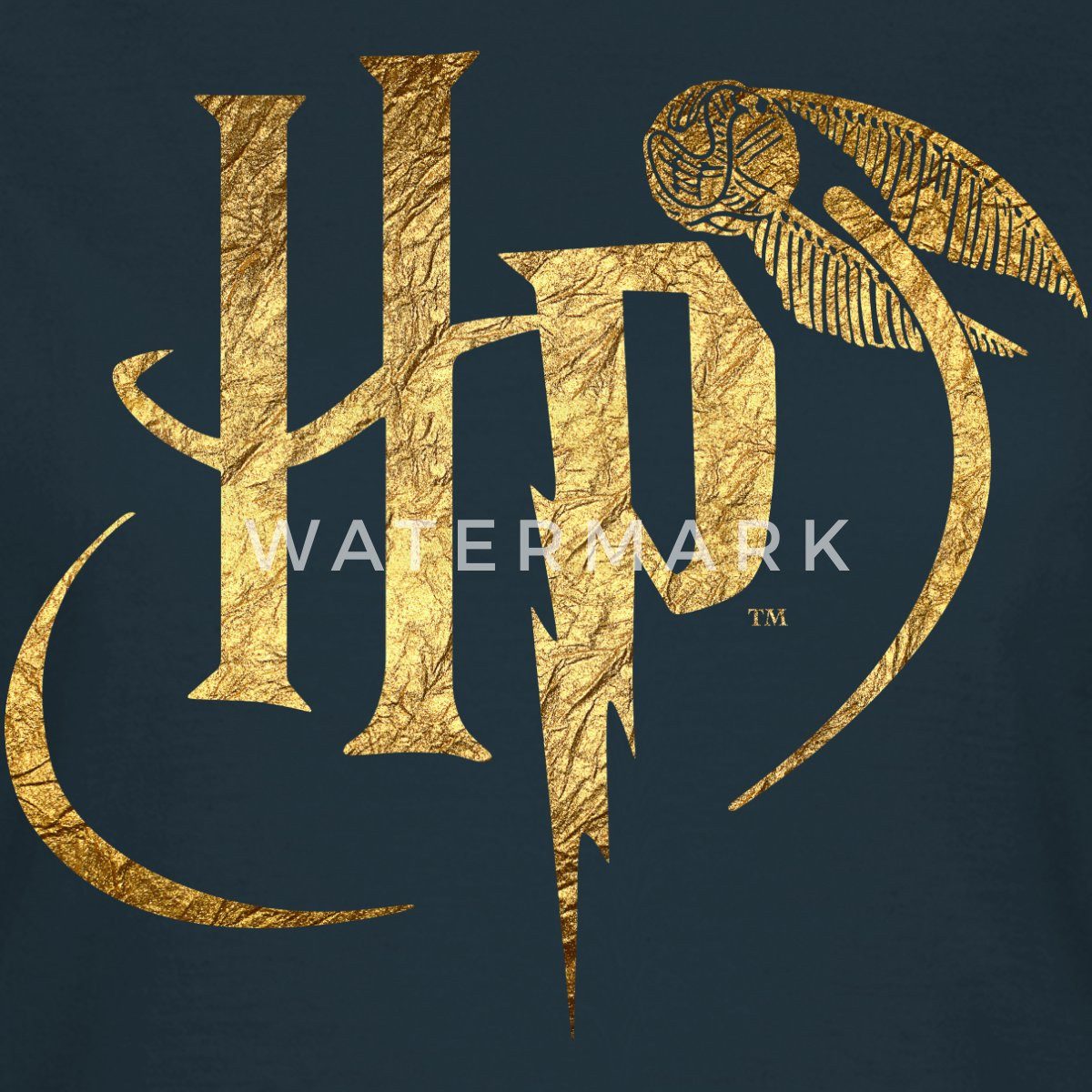 Spreadshirt T-Shirt Harry Potter HP Logo günstig online kaufen