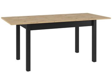 MIRJAN24 Esstisch Quant QA-10 (Ausziehbarer Tisch), Länge mit Einlegeplatten: 186 cm