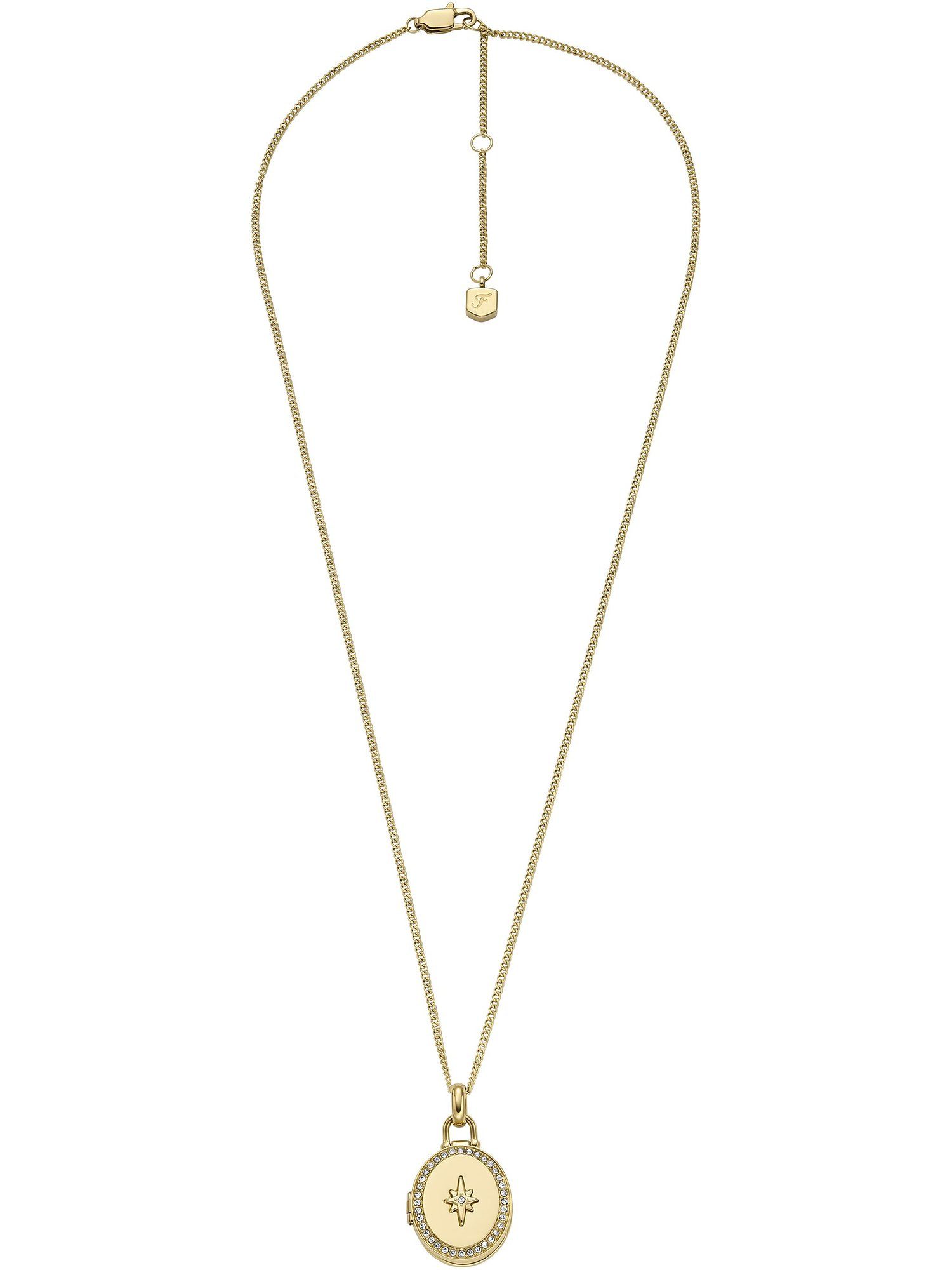 Fossil Collier Fossil Damen-Kette Edelst...