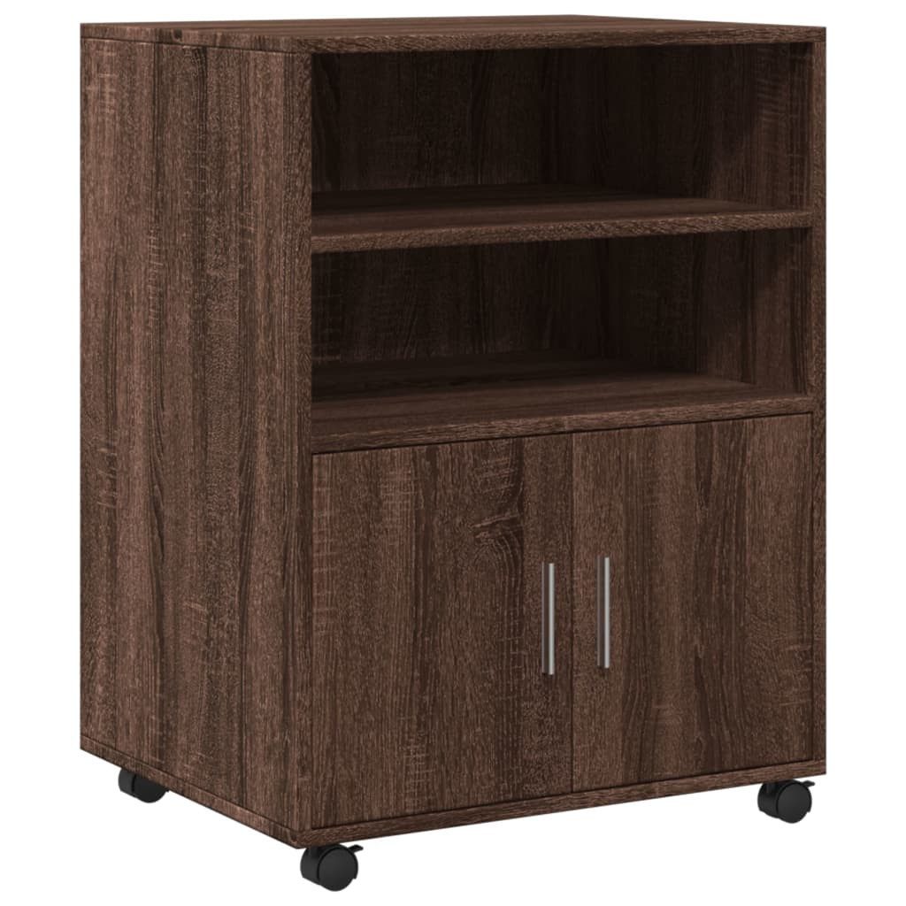 vidaXL Aktenschrank Rollschrank Braun Eichen-Optik 60x48x81 günstig online kaufen