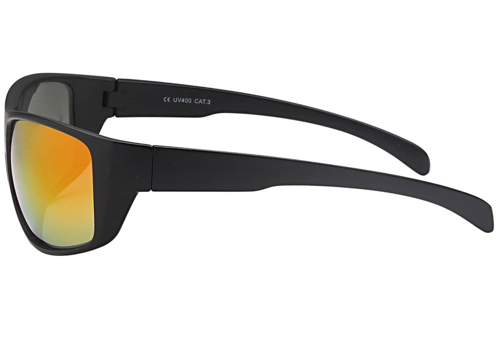 Rot BEZLIT Sonnenbrille schwarzen Sonnenbrille Linsen Eyewear Sportliche (1-St) mit