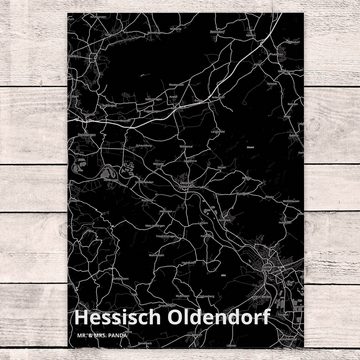 Mr. & Mrs. Panda Postkarte Hessisch Oldendorf - Geschenk, Städte, Stadt Dorf Karte Landkarte Map