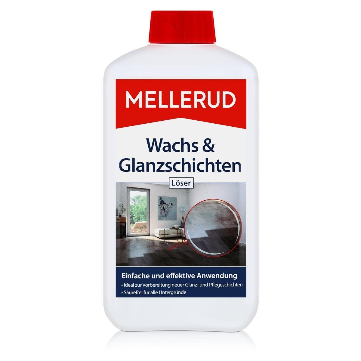 Mellerud Wachs & Glanzschichten Löser 1L - Säurefrei (1er Pack) Spezialwaschmittel