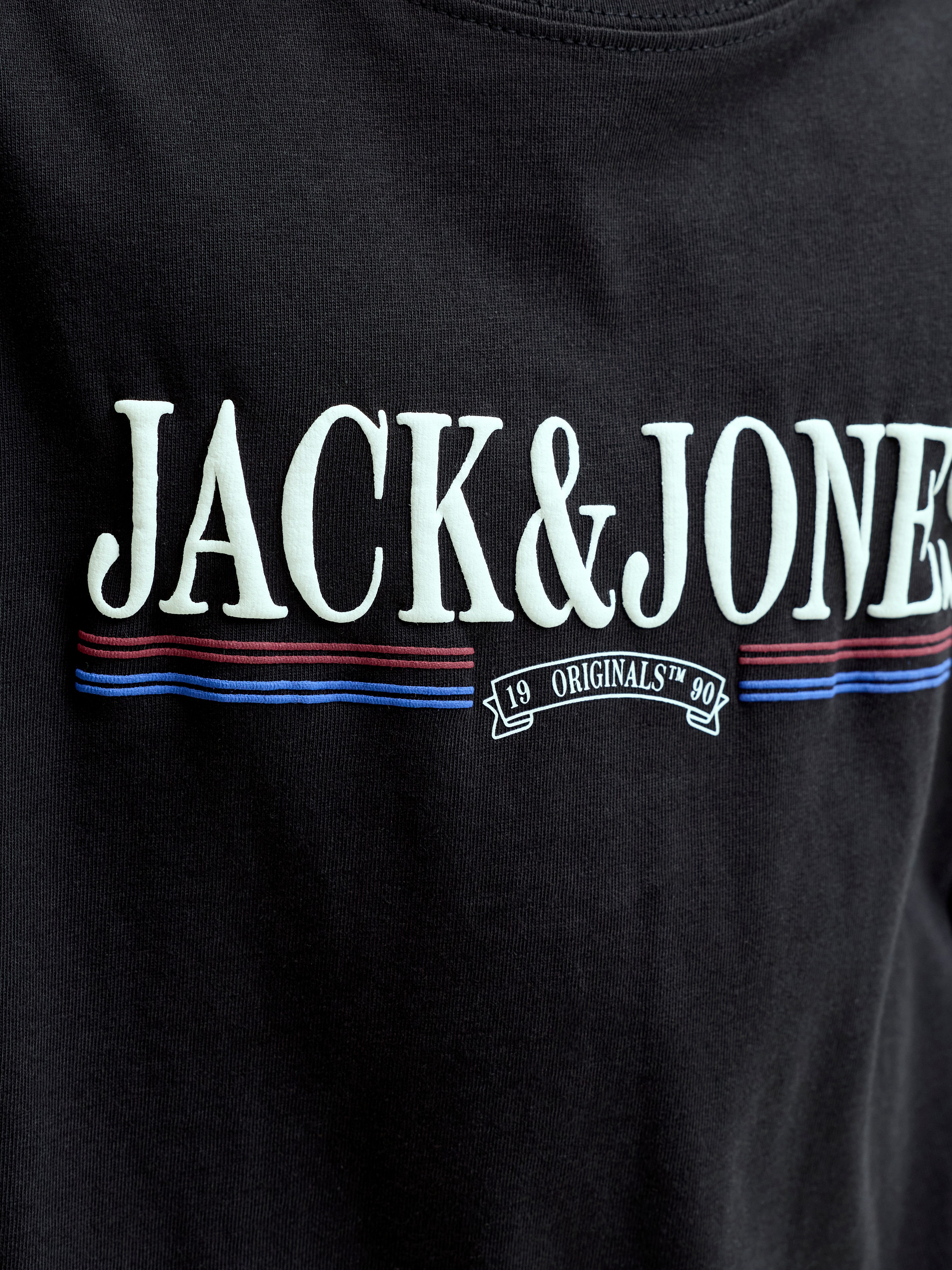 Jack & Jones Junior Langarmshirt JORFREDERIKSBERG GRAPHIC BOX TEE LS JNR Baumwolle, regular fit – Bild 4 von 5