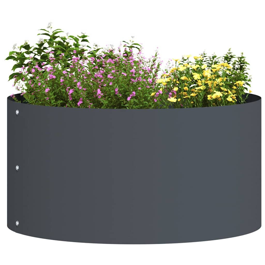 vidaXL Blumentopf Gartenblumentopf Anthrazit 40 x günstig online kaufen
