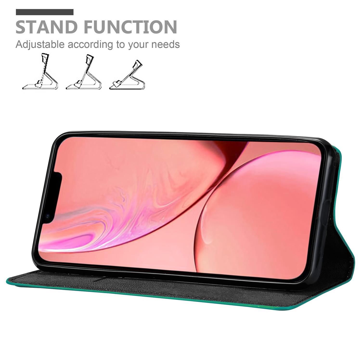 Cadorabo Handyhülle für iPhone 13 Hülle Apple iPhone 13, Hülle Schutzhülle mit Standfunktion, Magnetverschluss und Kartenfach