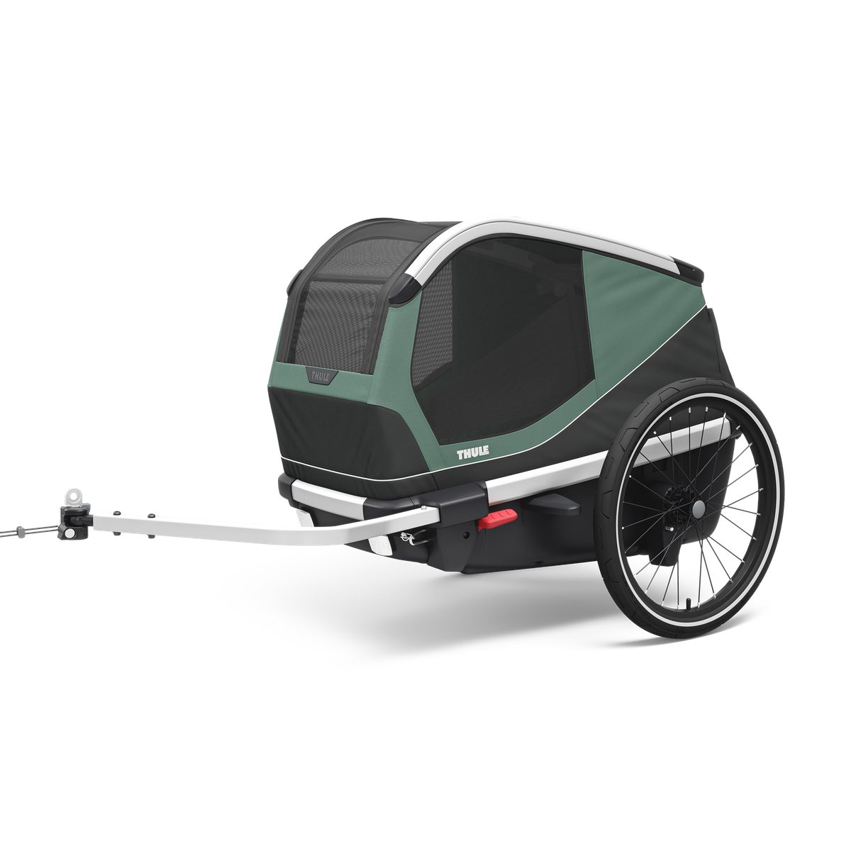 Thule Fahrradhundeanhänger Thule Bexey M Hunde-Fahrradanhänger, Faltbarer Hundeanhänger für Hunde bis 35 kg