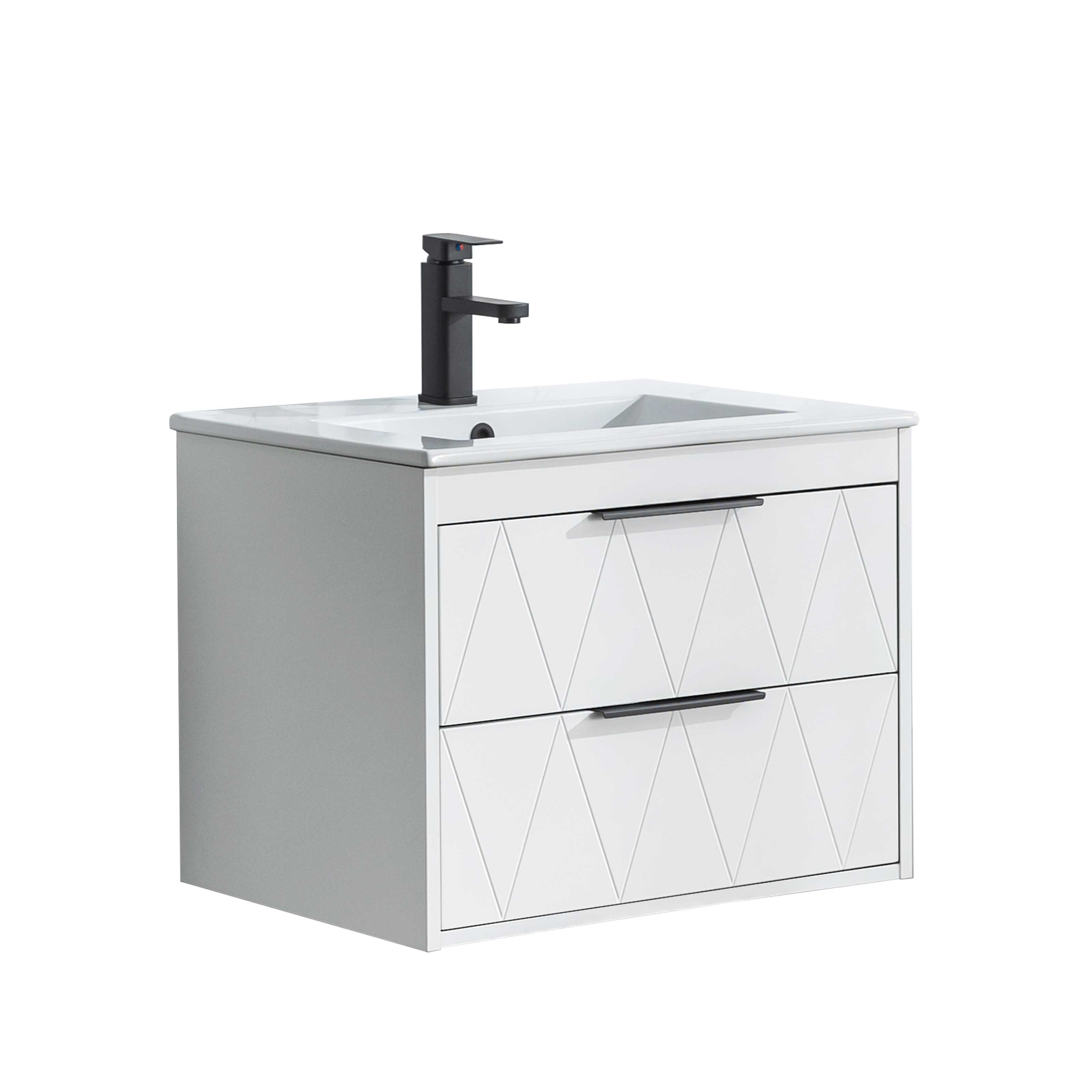 UEV Waschtisch mit Unterschrank, Waschbeckenunterschrank 60cm/75cm/90cm günstig online kaufen