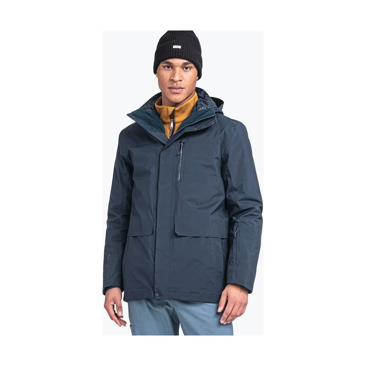 Schöffel 3-in-1-Funktionsjacke 3in1 Parka Barth Men Vielseitiger, wasserdichter und atmungsaktiver 3in1-Parka für Herren