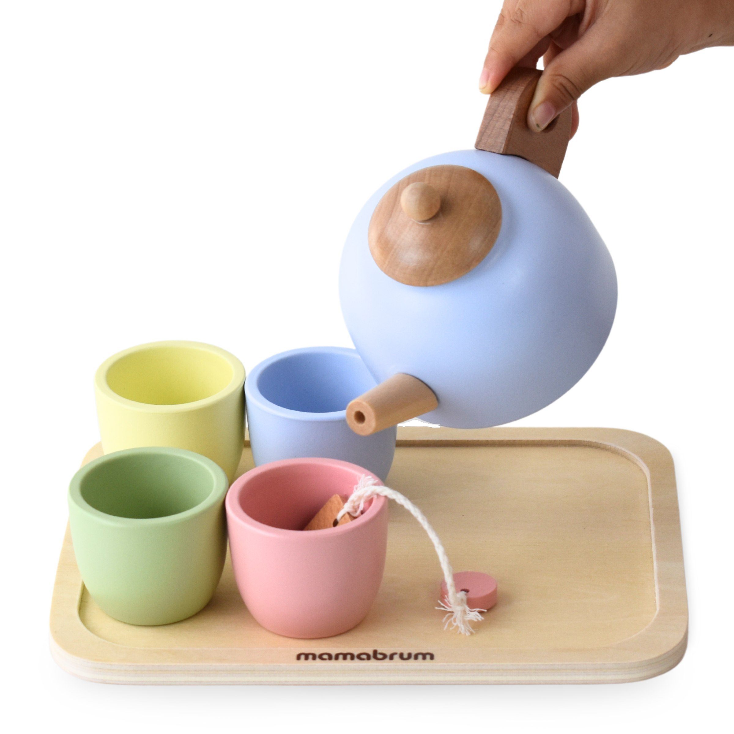 Mamabrum Kinder-Küchenset Teeservice aus Holz mit günstig online kaufen