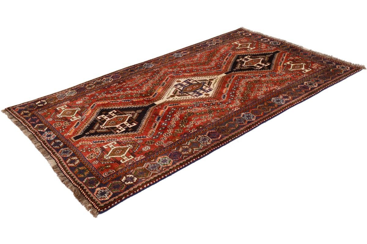 Orientteppich Shiraz 149x267 Handgeknüpfter Höhe: 10 Trading, Orientteppich Nain mm Perserteppich, / rechteckig