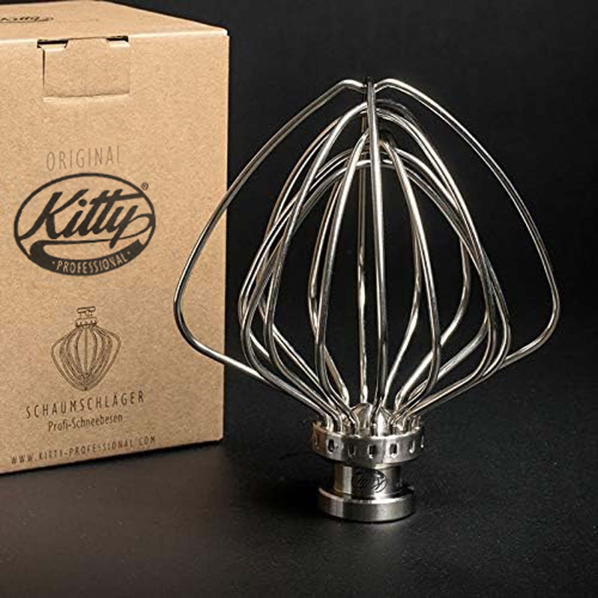 Kitty Professional Schneebesen-Rührelement Kitty Professional Profi-Schneebesen kompat. mit KitchenAid 4,3 & 4,8L, Zubehör für KitchenAid Küchenmaschinen 4,3L und 4,8L