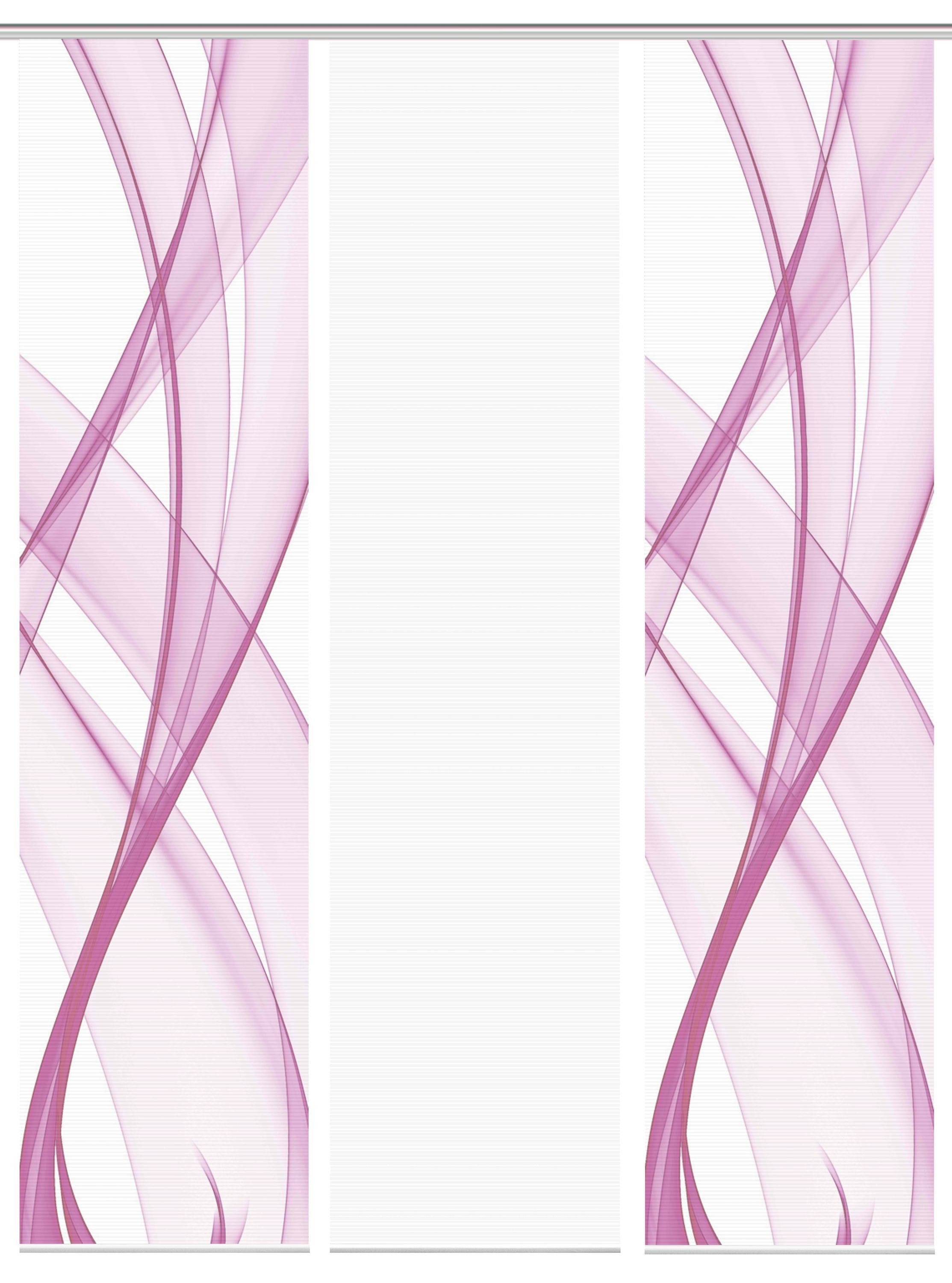 Vision Schiebegardine "PACOLIA" Paneelwagen 3 Stk. tlg. SET,SCHIEBEVORHANG, günstig online kaufen