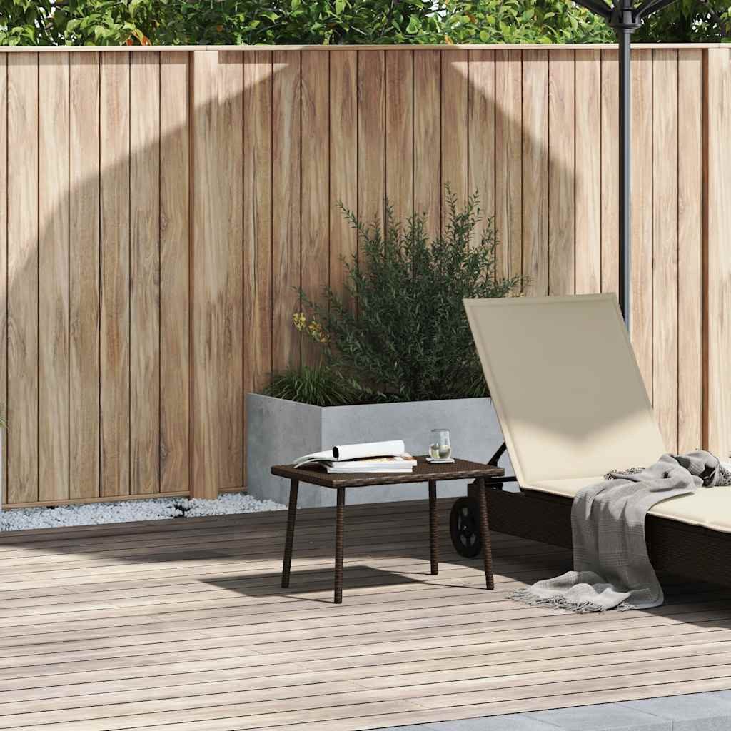 vidaXL Gartentisch Garten-Couchtisch Rechteckig Braun 60x40x37 günstig online kaufen