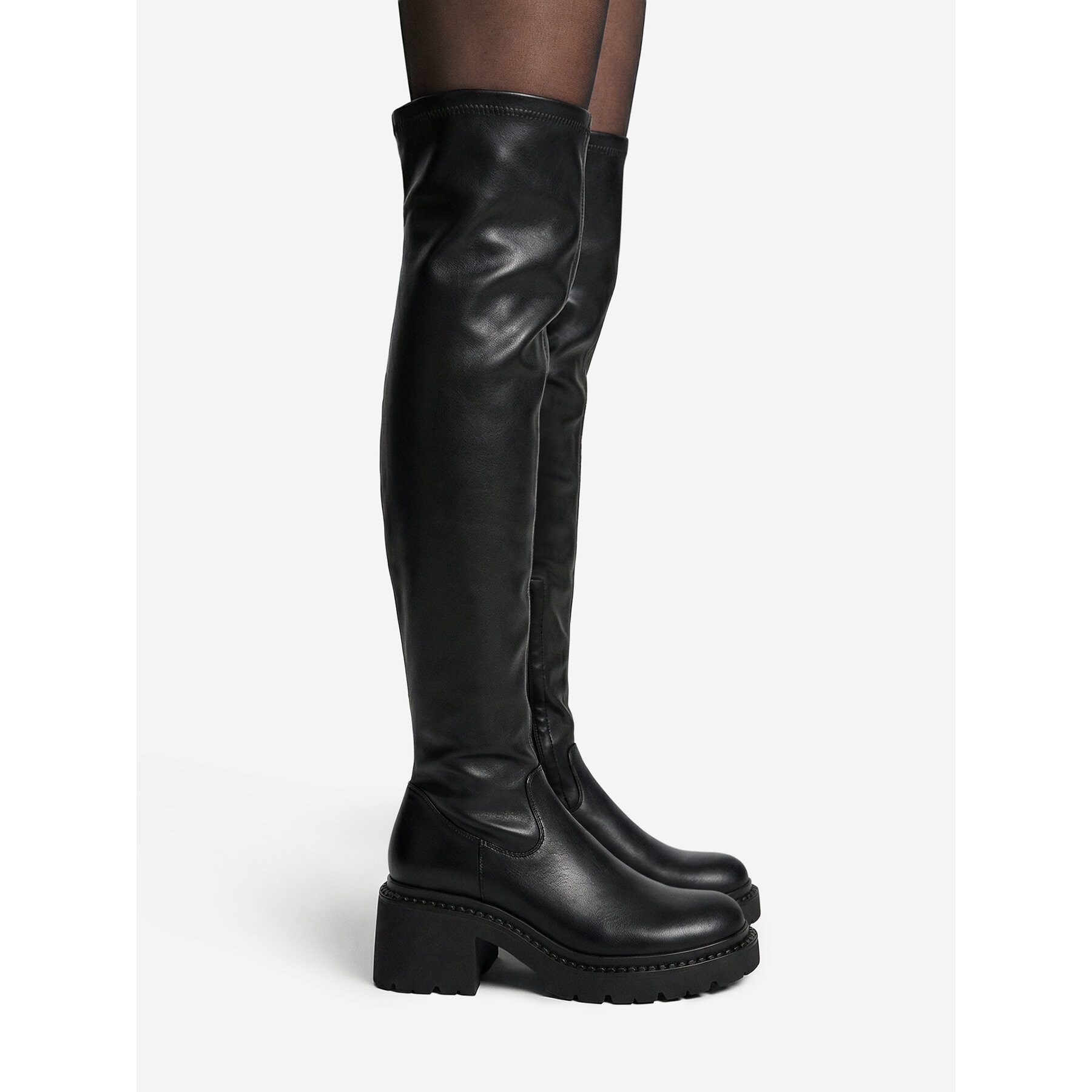 DeeZee Deezee Damen Stiefel CEO-WS6575-02 Schwarz Stiefel – Bild 2 von 4