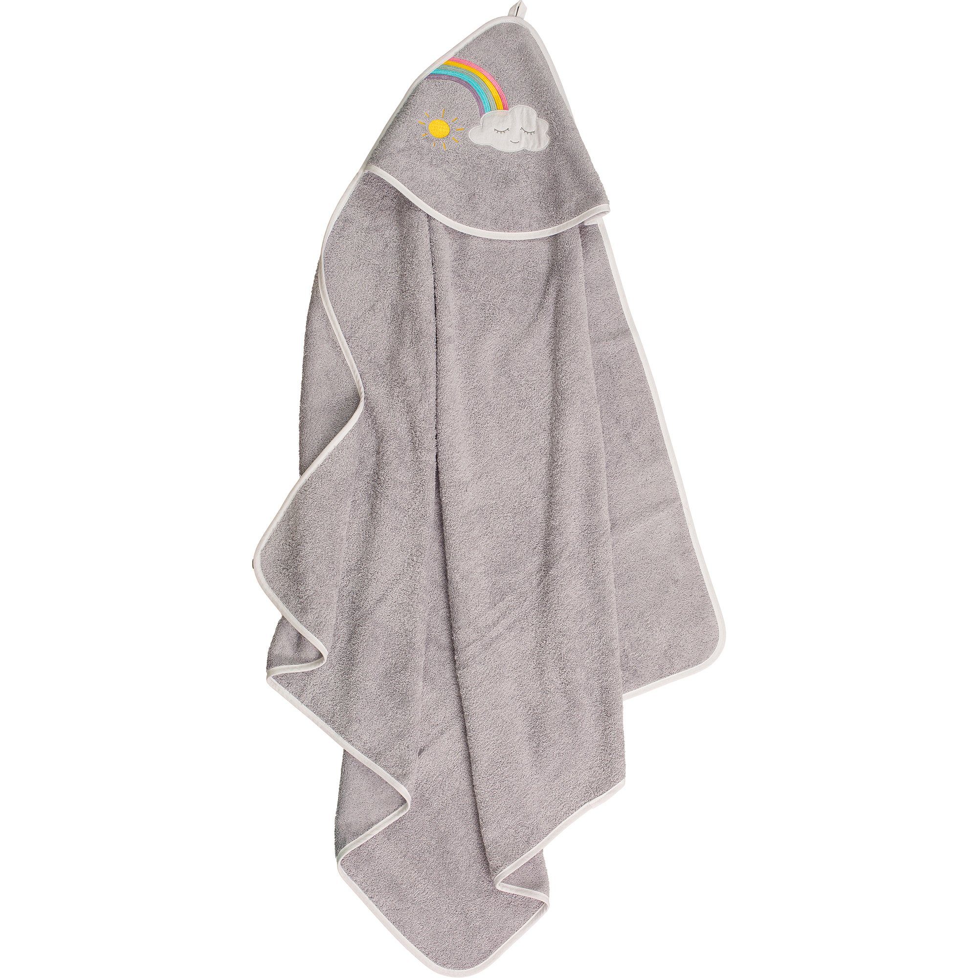 Smithy Kapuzenhandtuch Wolkenweich Wolke Frottee, 100% Baumwolle (1-St), 100 x 100 cm